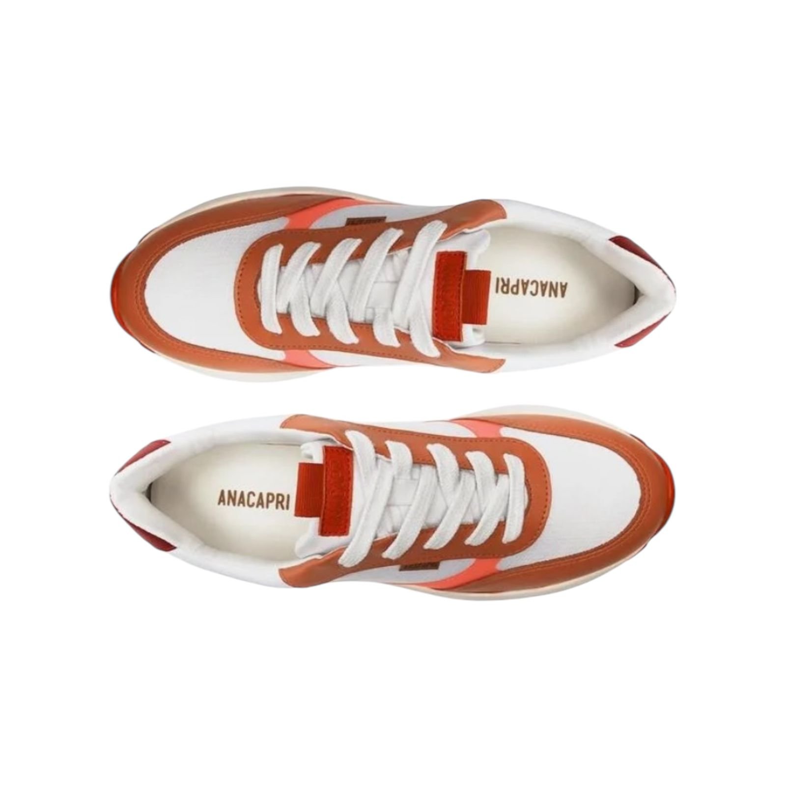 Tenis Feminino Anacapri Sport Multicorido Marrom Branco 4