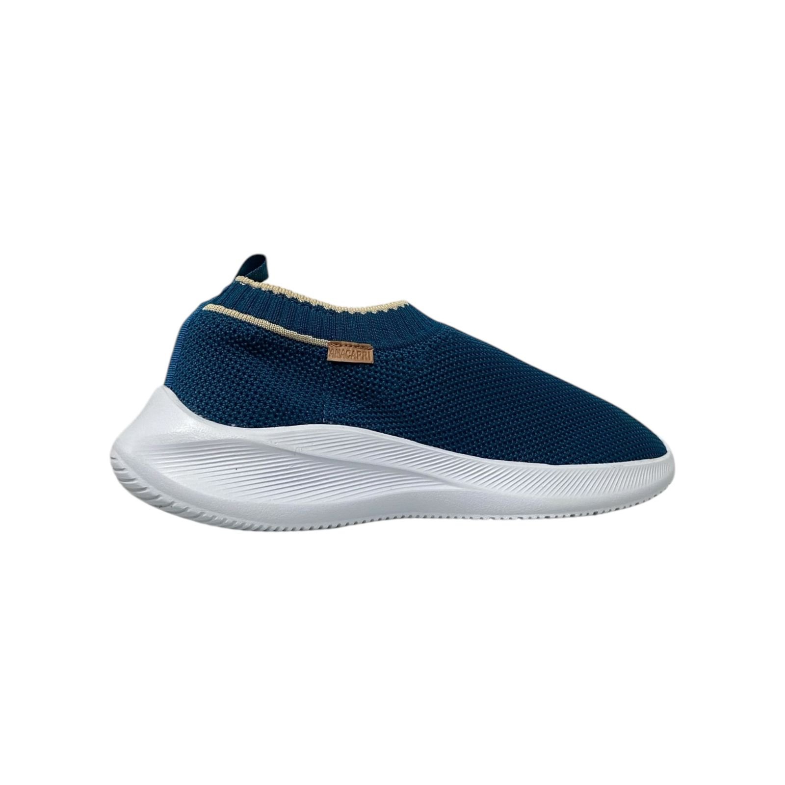 Tenis Feminino Anacapri Knit Gorgurao Azul Azul 4