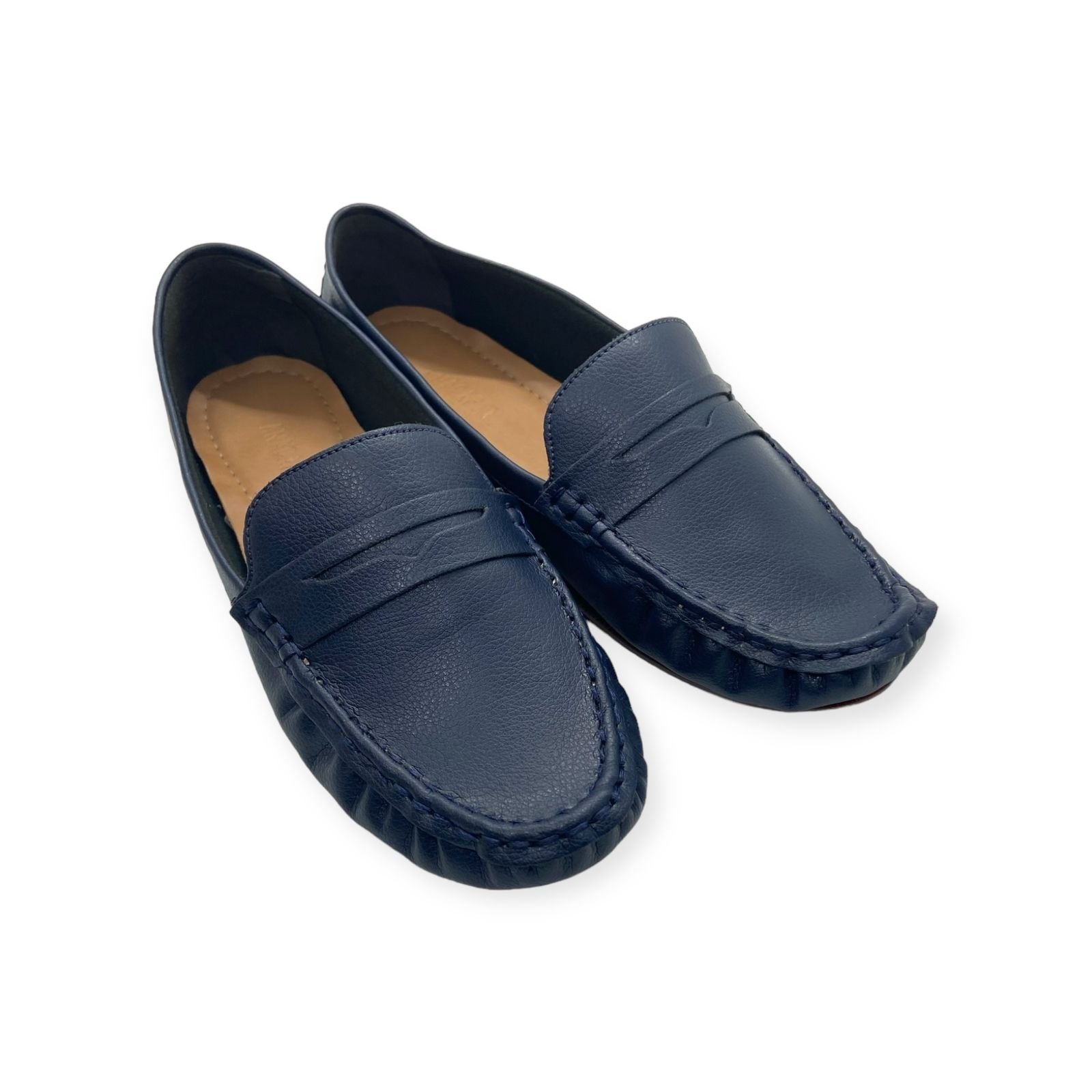 Mocassim Feminino Anacapri Clássico Pespontos Azul Escuro Azul 2