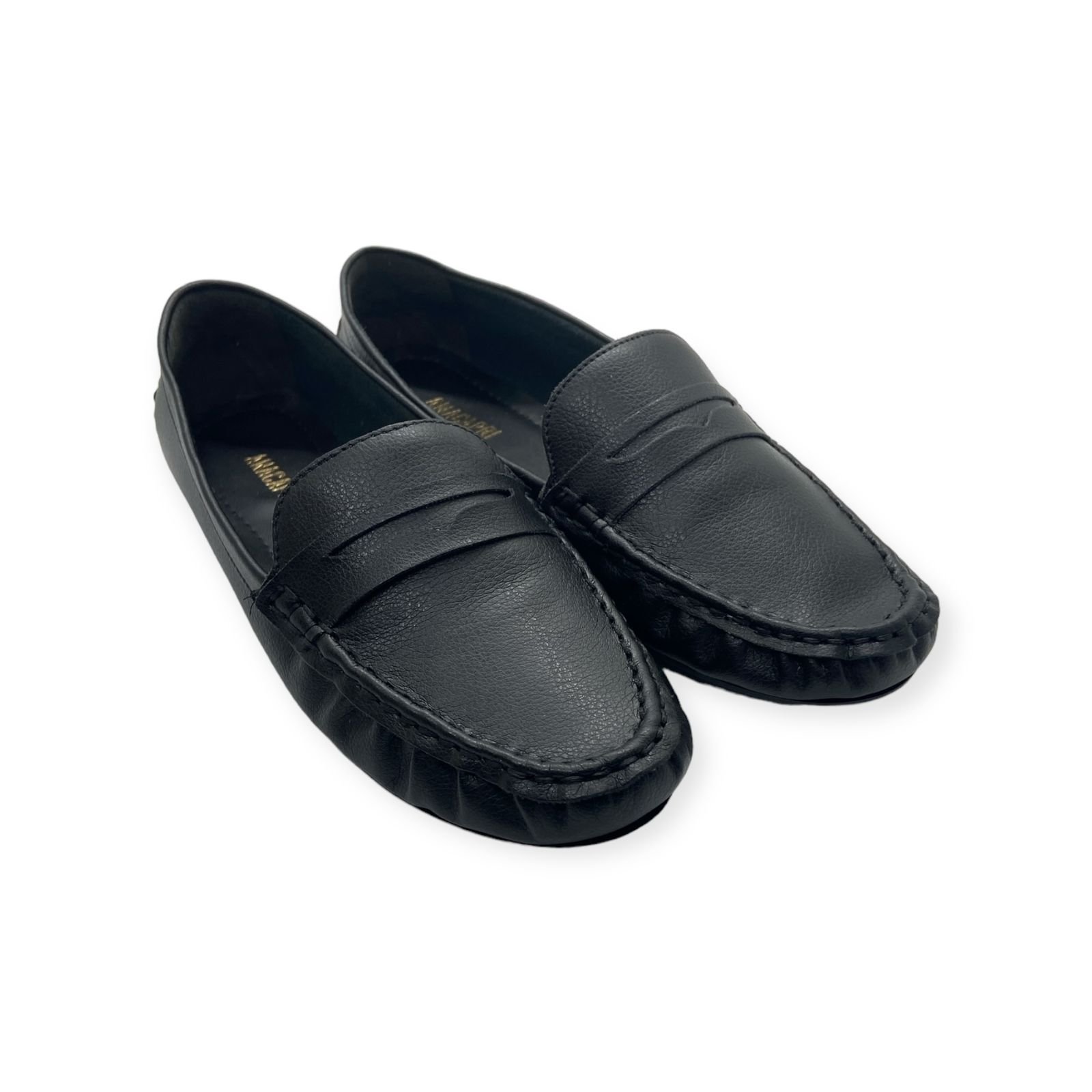 Mocassim Feminino Anacapri Clássico Pespontos Preto Preto 2