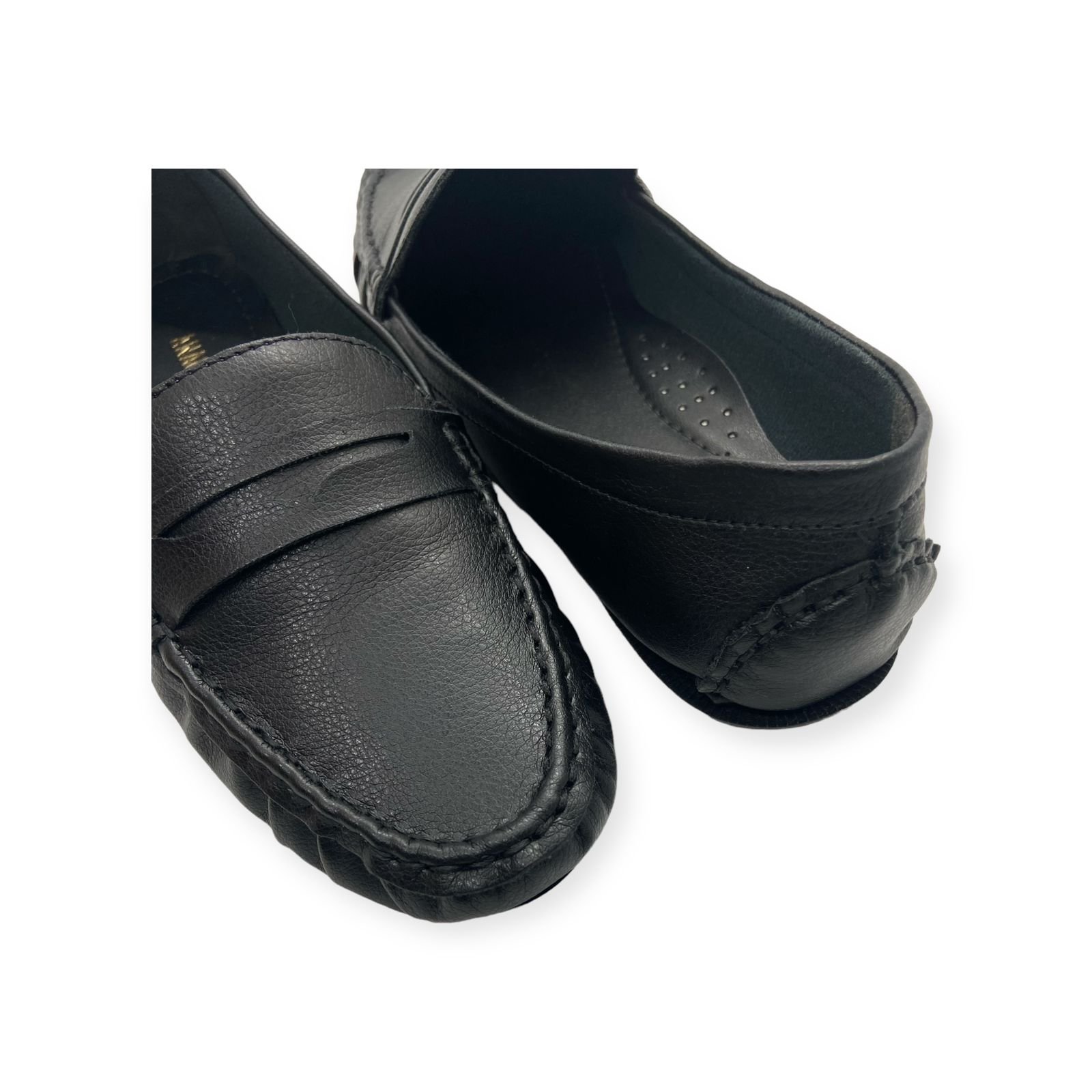 Mocassim Feminino Anacapri Clássico Pespontos Preto Preto 4