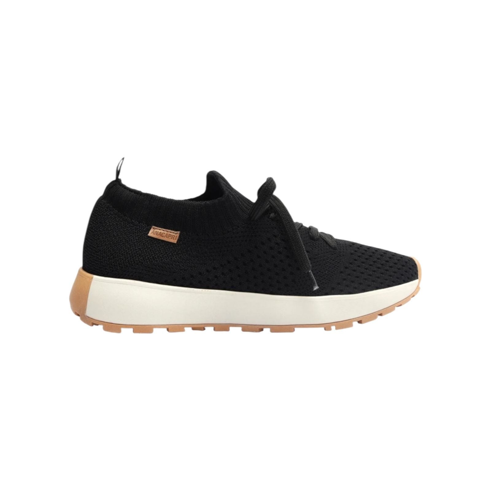 Tenis Feminino Anacapri Knit Preto