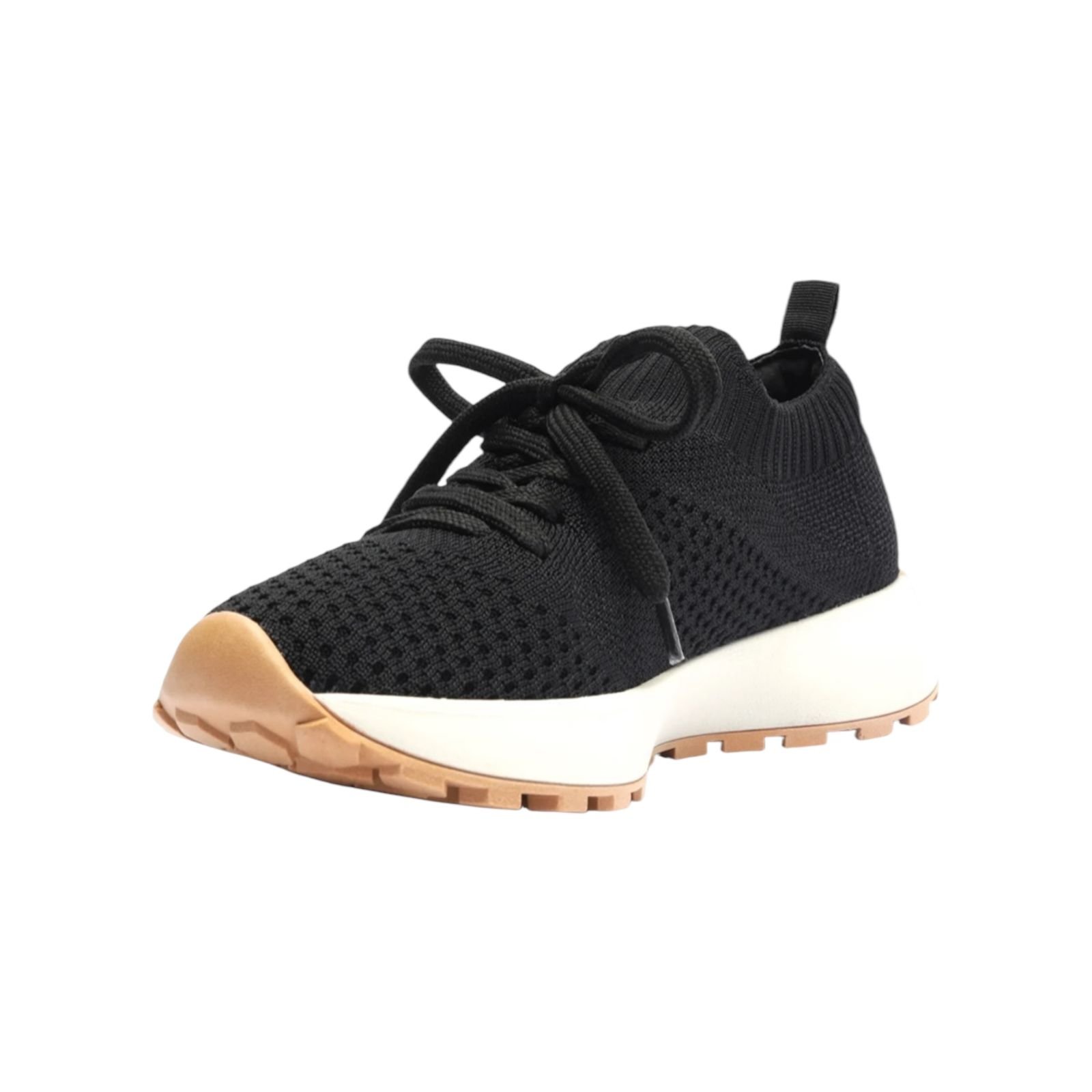 Tenis Feminino Anacapri Knit Preto Preto 3