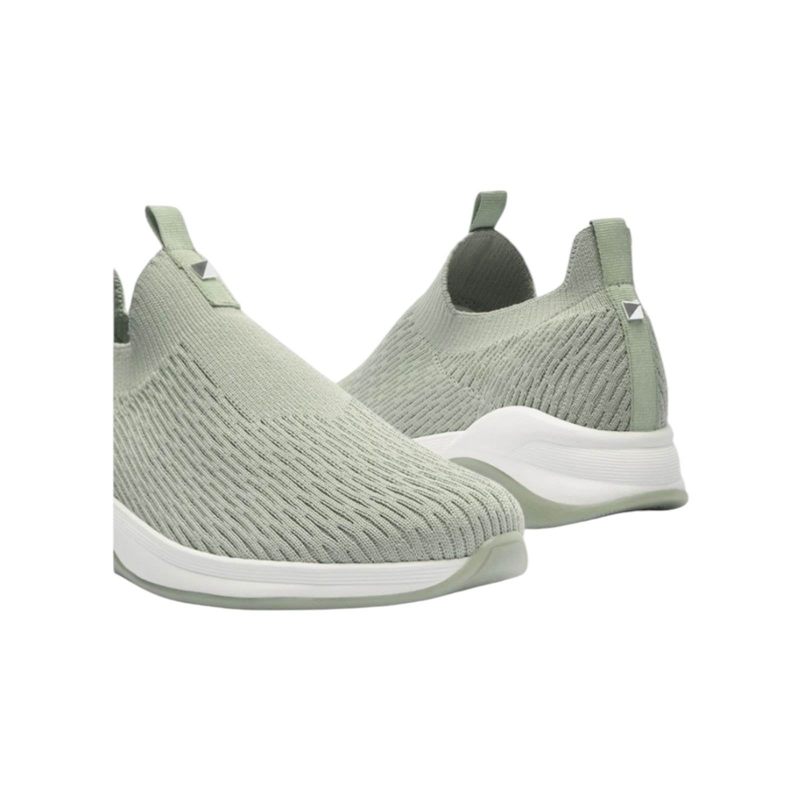 Tenis Feminino Arezzo Slip On Knit Verde Verde 4