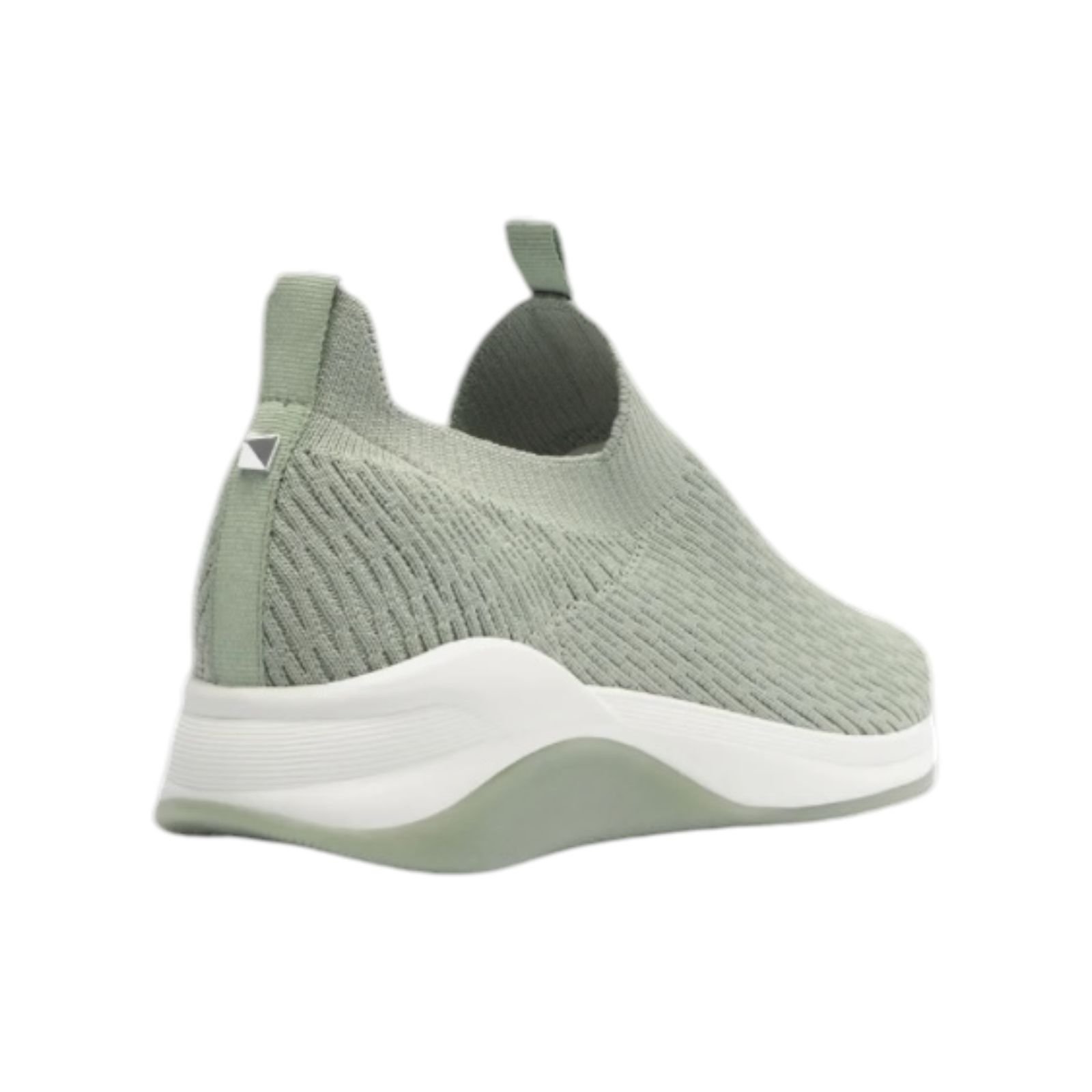 Tenis Feminino Arezzo Slip On Knit Verde Verde 5