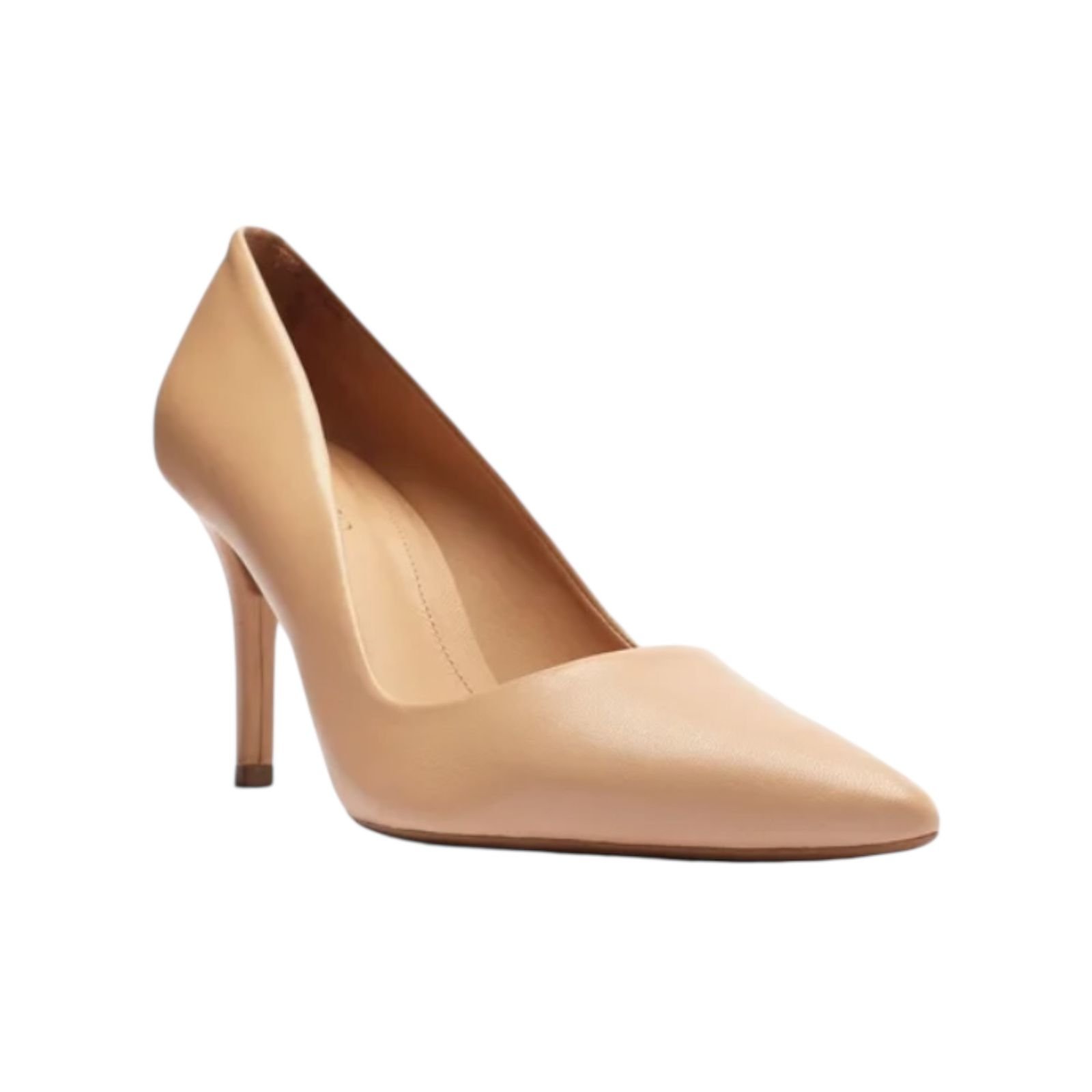 Scarpin Feminino Arezzo Salto Medio Fino Couro Nude Nude 2