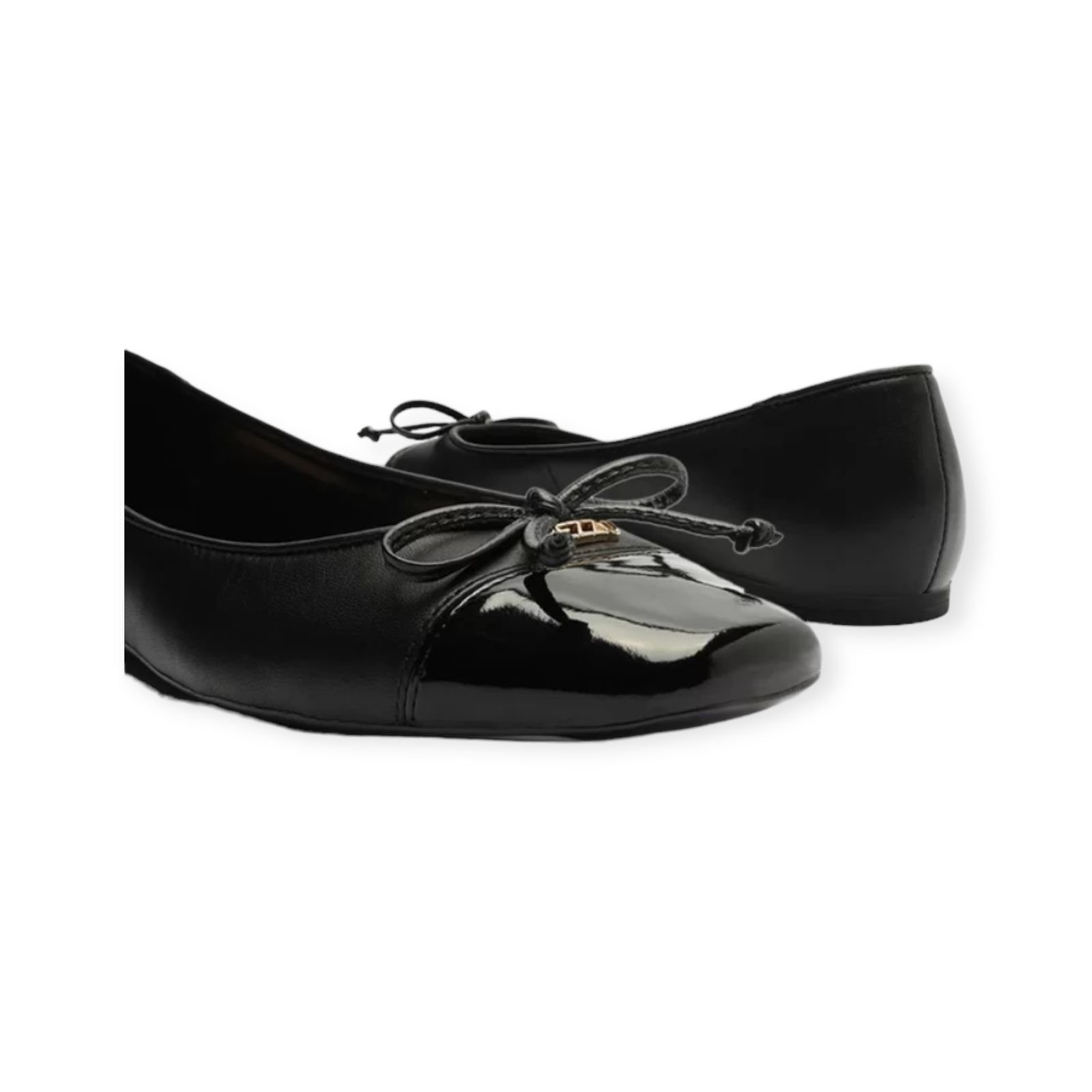 Sapatilha Feminina Arezzo Laço Bico Quadrado Preto Preto 4