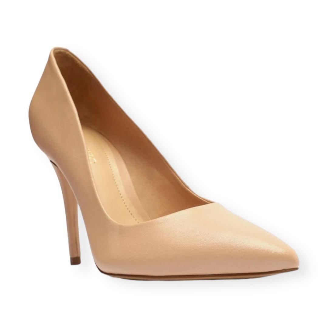 Scarpin Feminino Arezzo Salto Alto Fino Couro Nude Nude 2