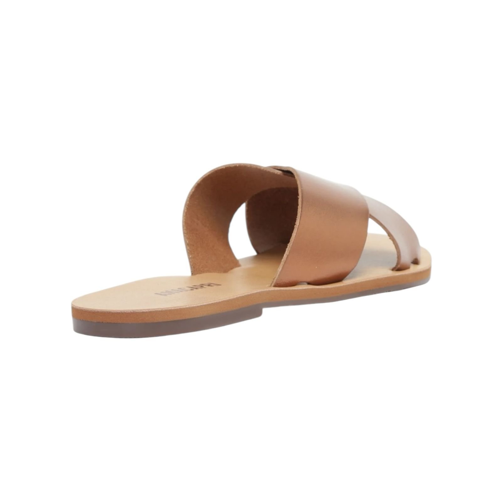 Rasteira Feminina Anacapri Couro Tiras Cruzadas Bronze  Bronze 4