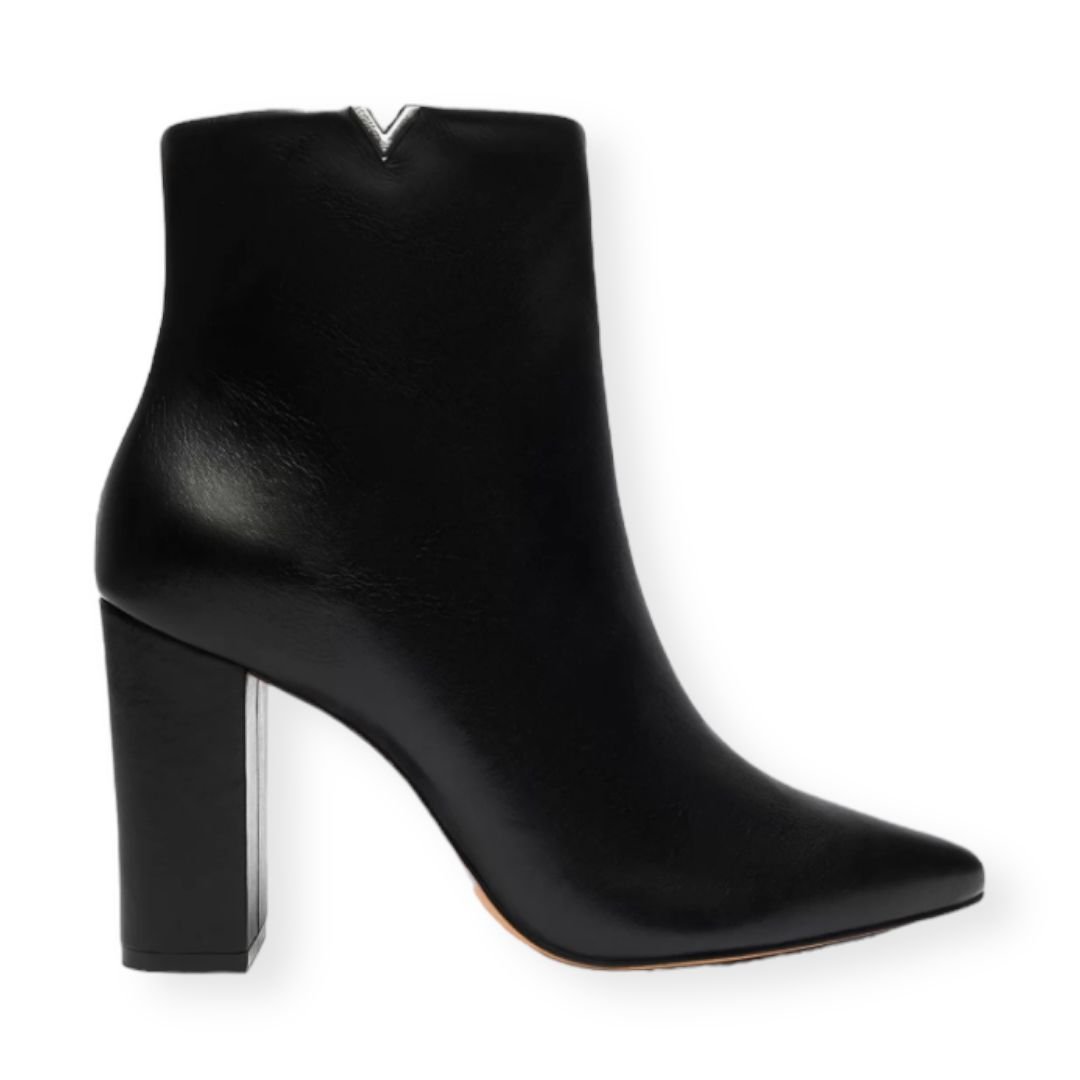 Bota Cano Curto Salto Medio Schutz Feminino Preto