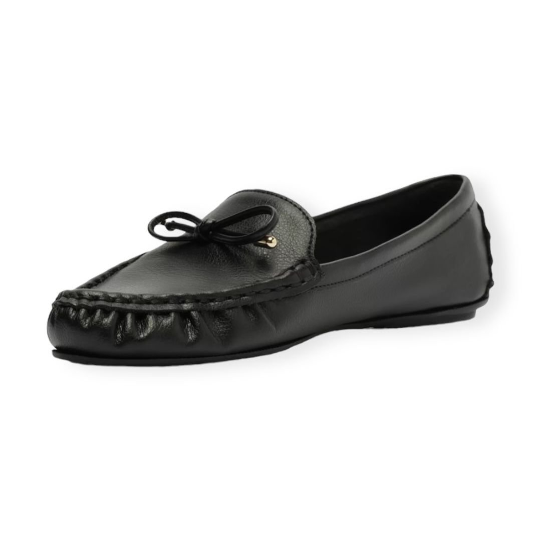 Mocassim Laço Clássico Anacapri Feminino Preto Preto 4