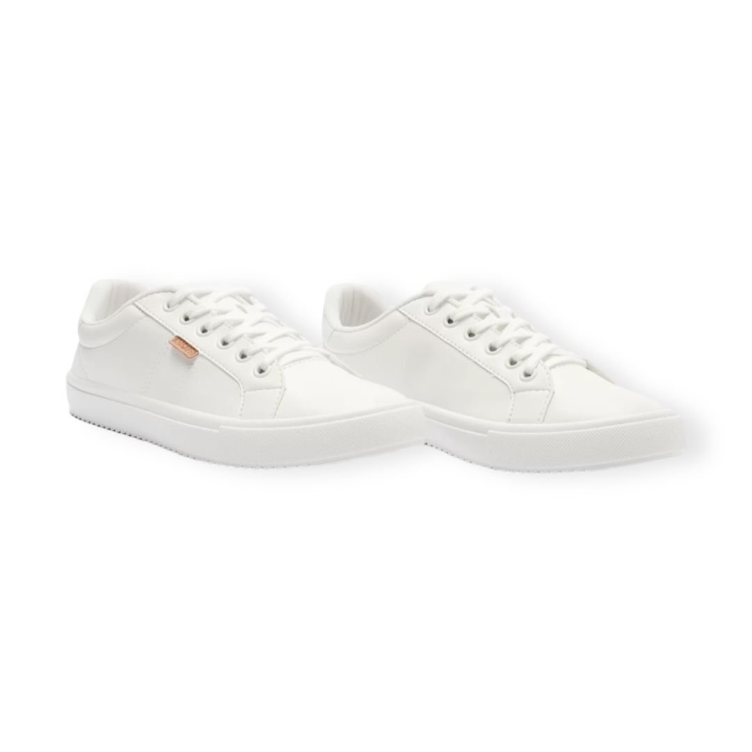 Tenis Casual Detalhe Costurado Anacapri Feminino Branco Branco 2