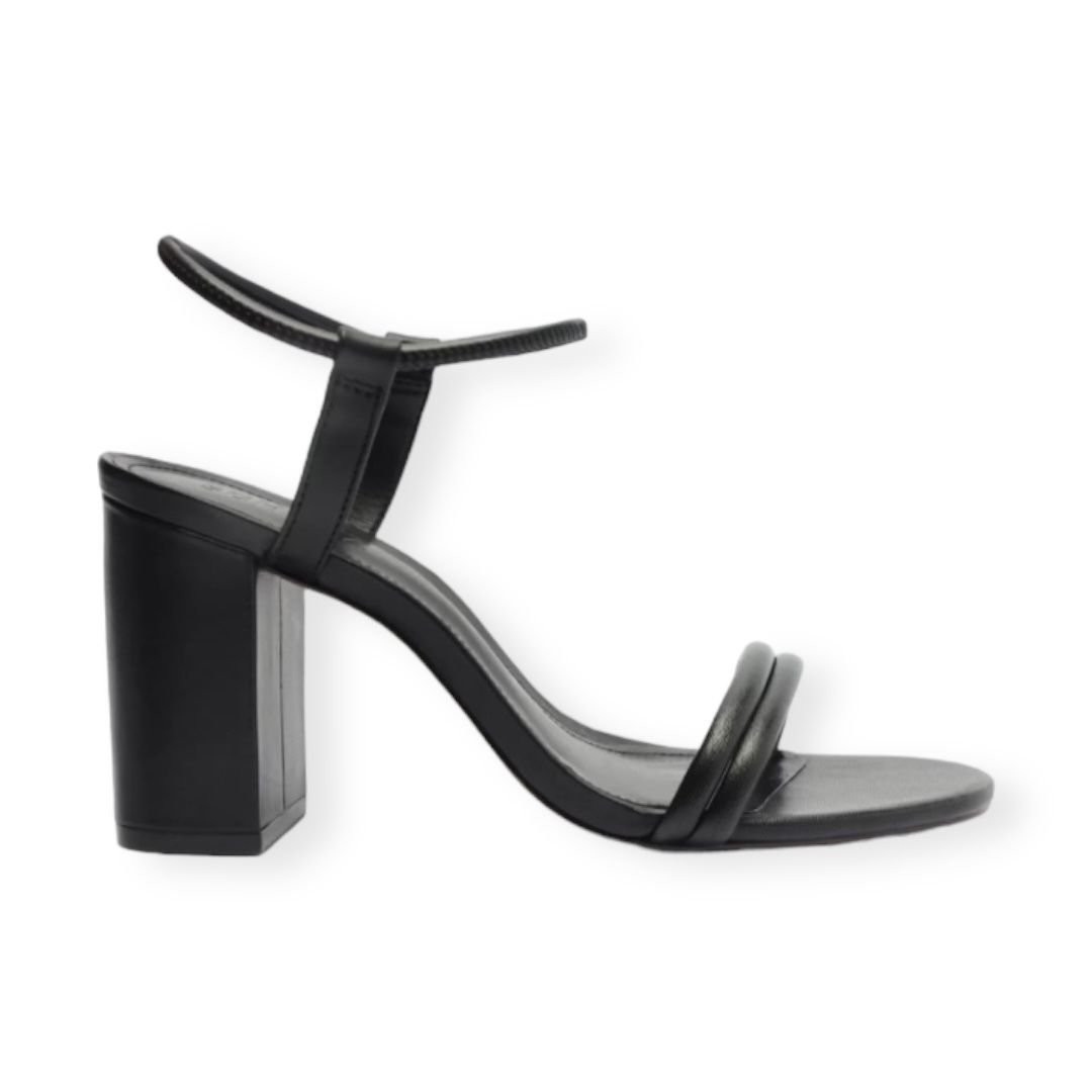 Sandalia Salto Alto Bloco Schutz Feminino Preto