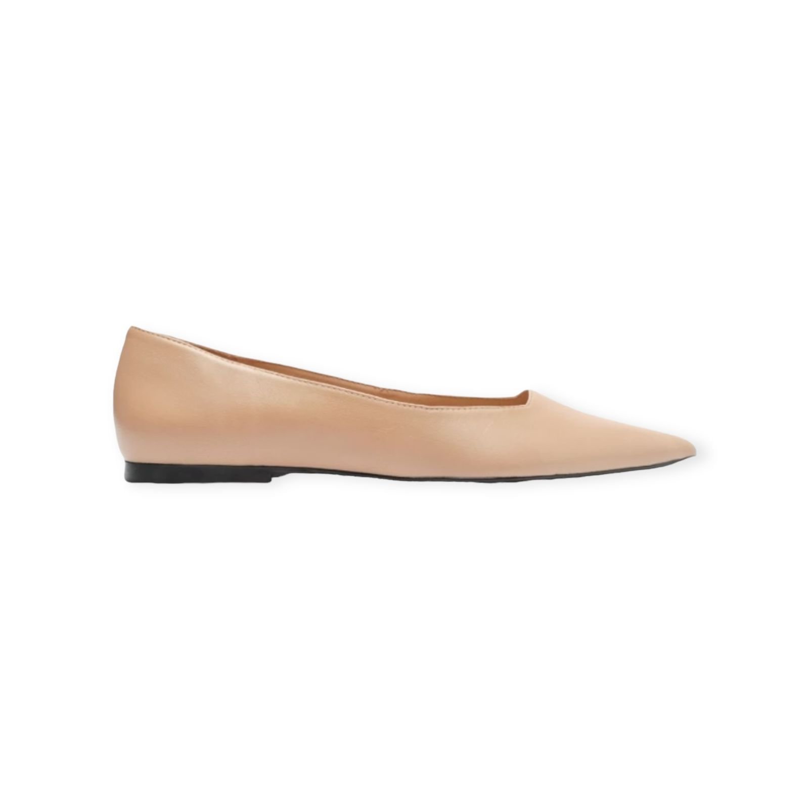 Sapatilha Basica Bico Fino Arezzo Feminino Nude