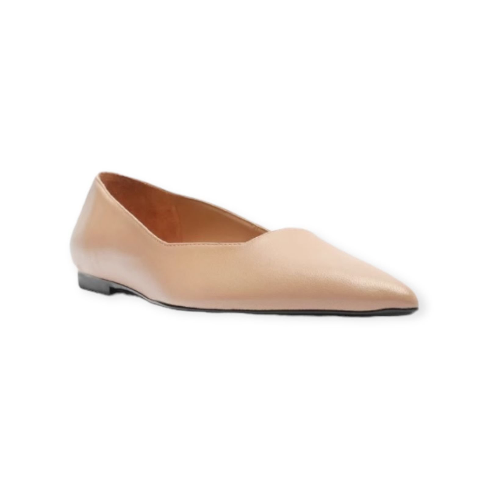 Sapatilha Basica Bico Fino Arezzo Feminino Nude Nude 2