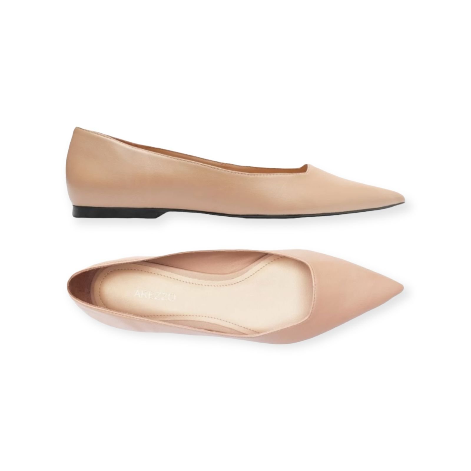 Sapatilha Basica Bico Fino Arezzo Feminino Nude Nude 4