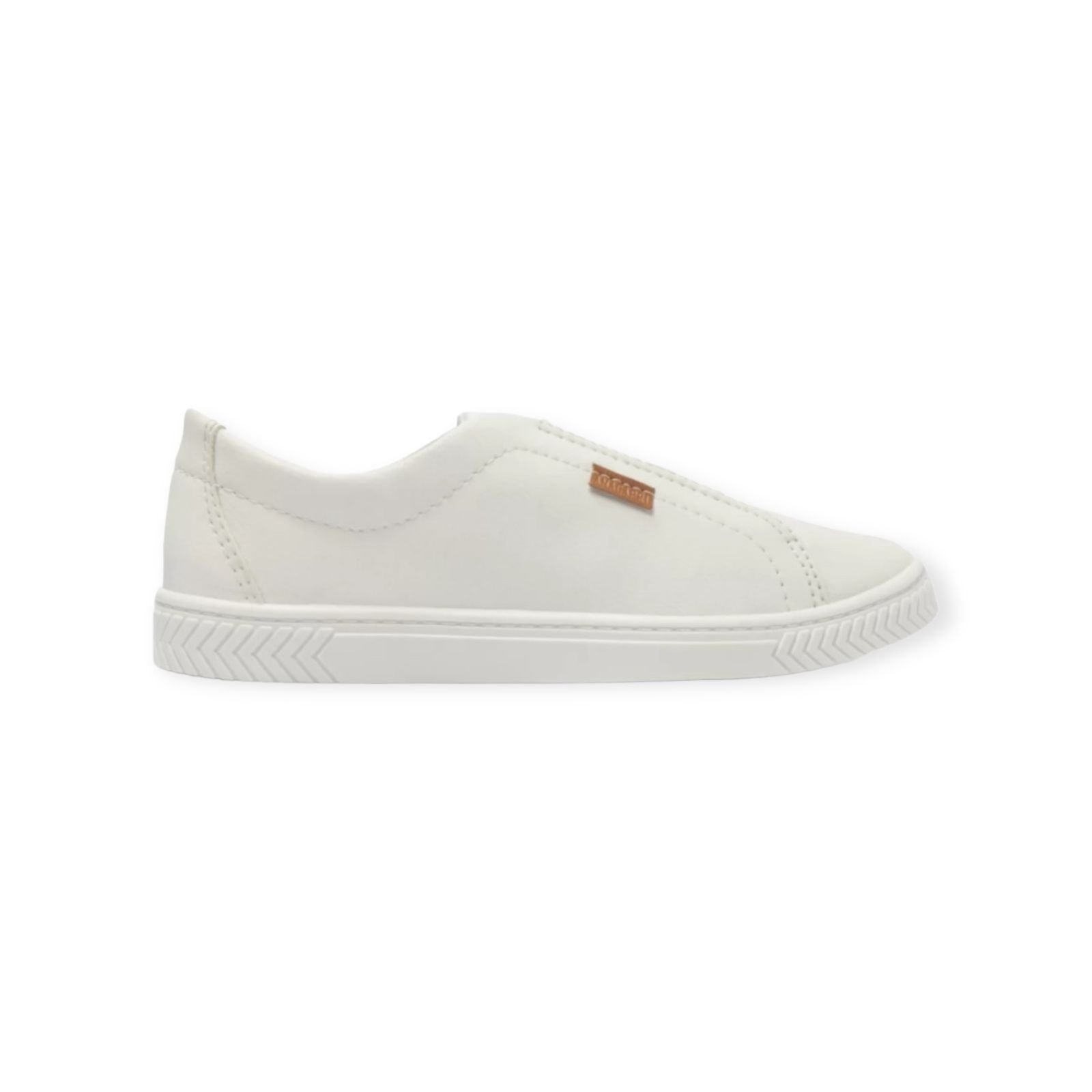 Tênis Feminino Anacapri Slip On Elástico Branco