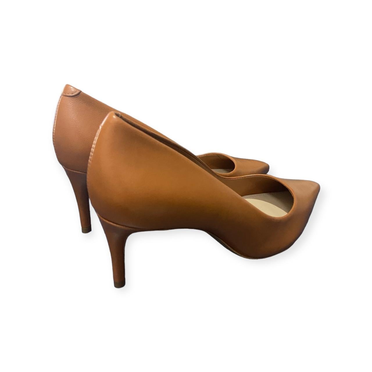 Scarpin Feminino Schutz Couro Salto Médio Marrom Marrom 4