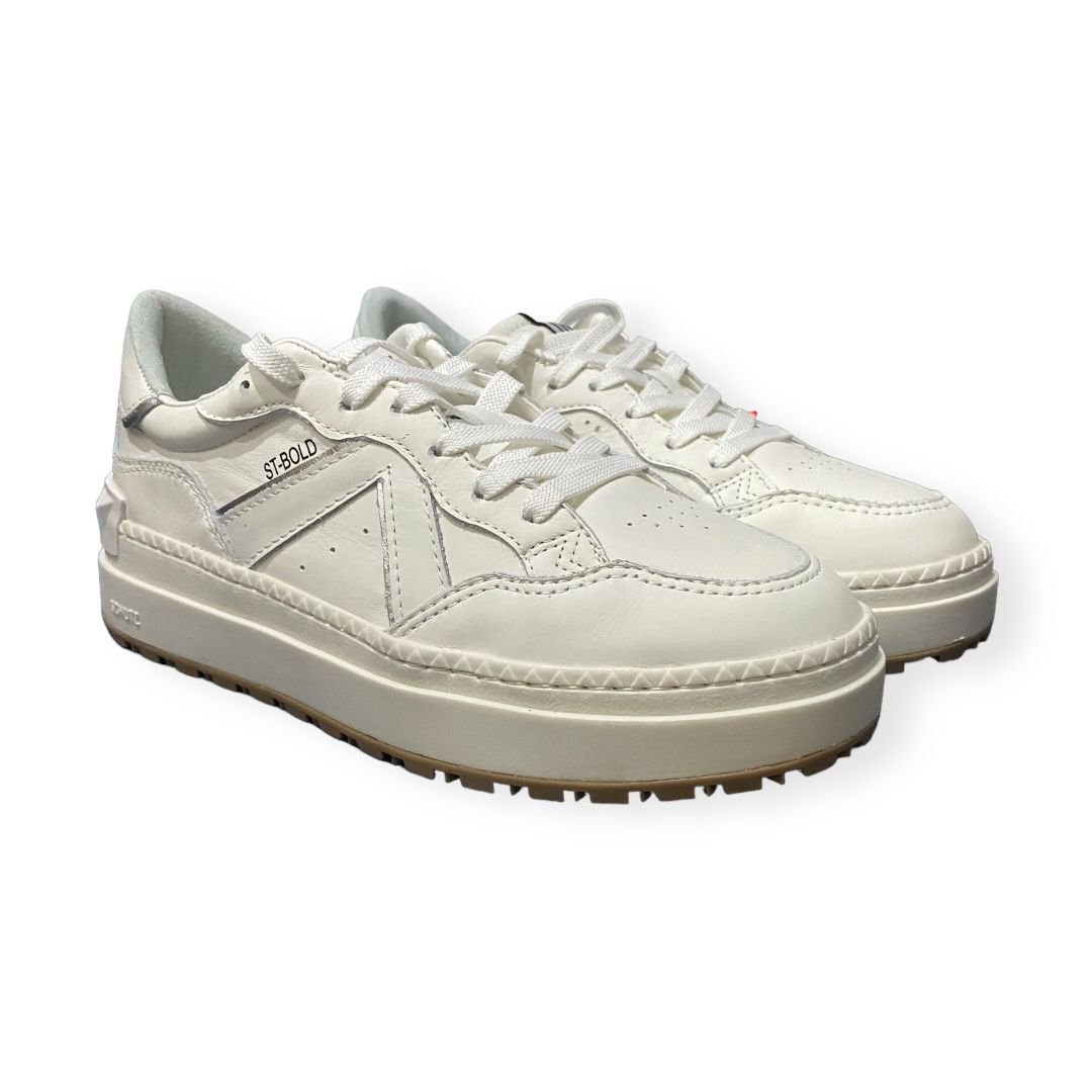 Tenis Feminino Schutz Casual Sneaker Branco Branco 2