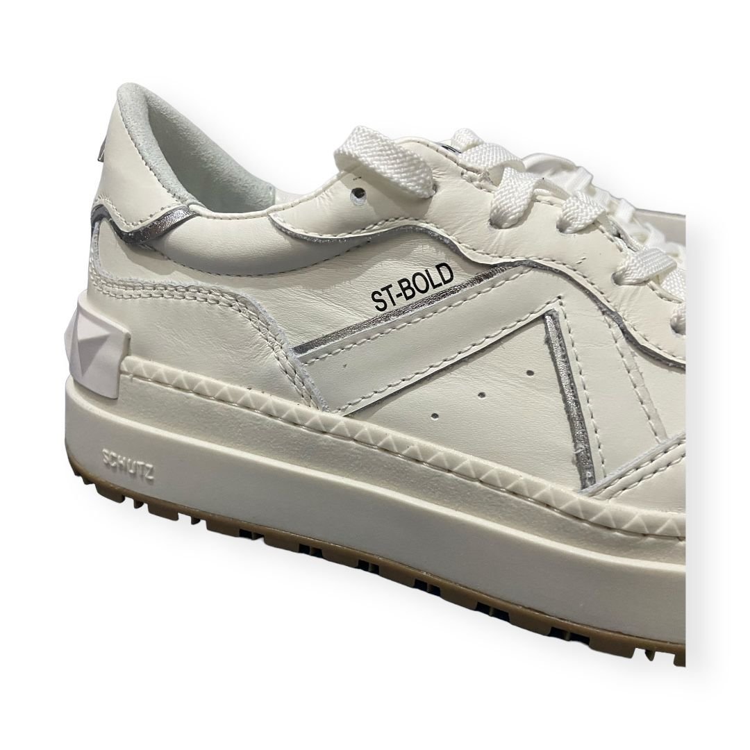 Tenis Feminino Schutz Casual Sneaker Branco Branco 3