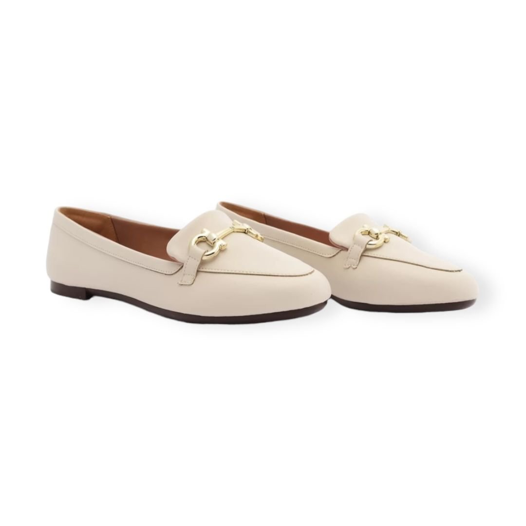 Mocassim Feminino Anacapri Bridão Classy Branco Branco 2