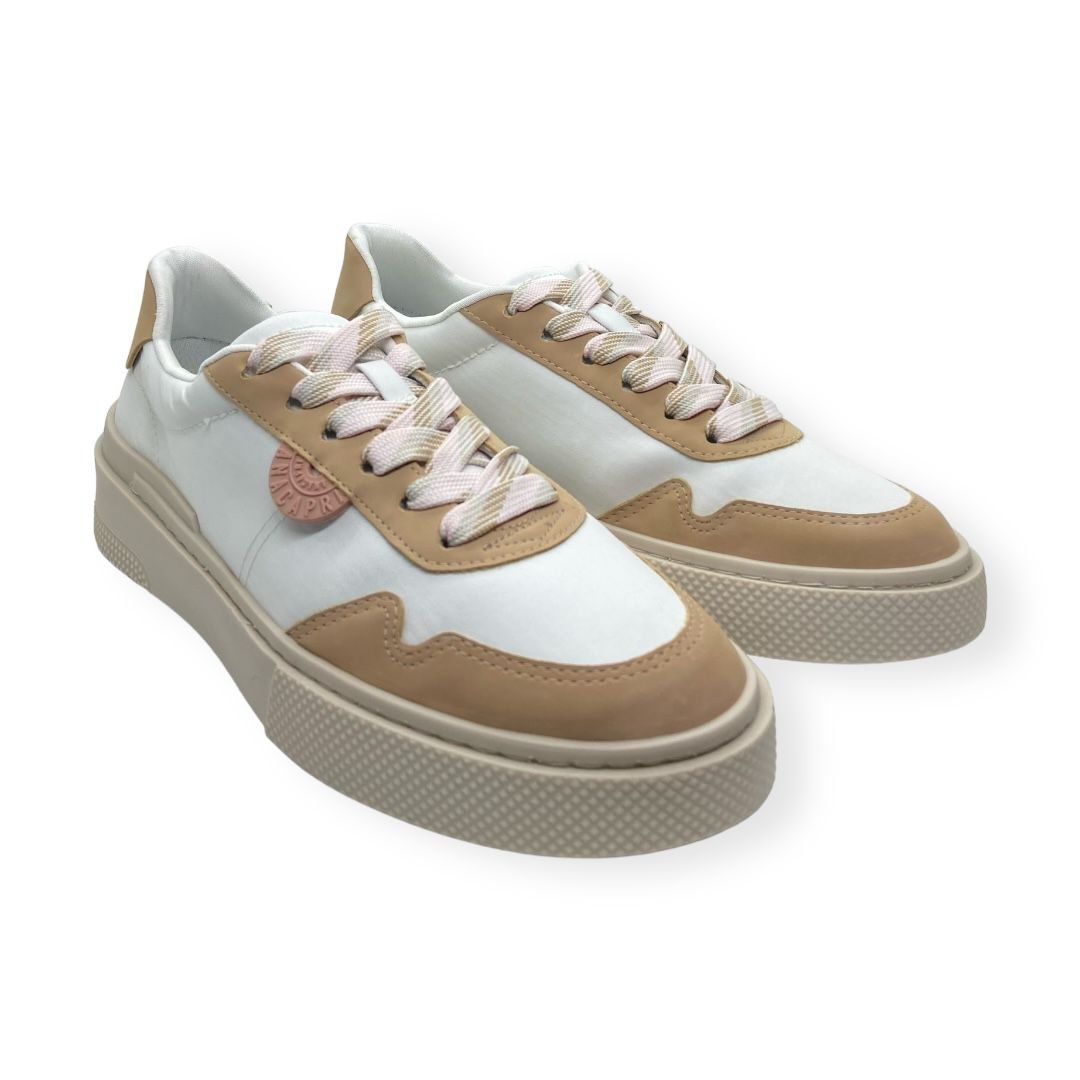 Tenis Feminino Anacapri Casual Atacador Bicolor Branco Branco 2