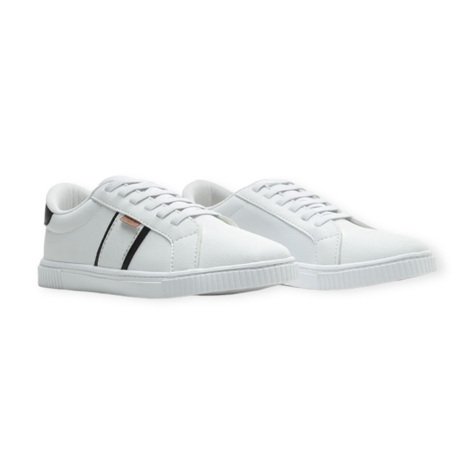 Tenis Feminino Anacapri Casual Cadarço Elastico Branco Branco 2
