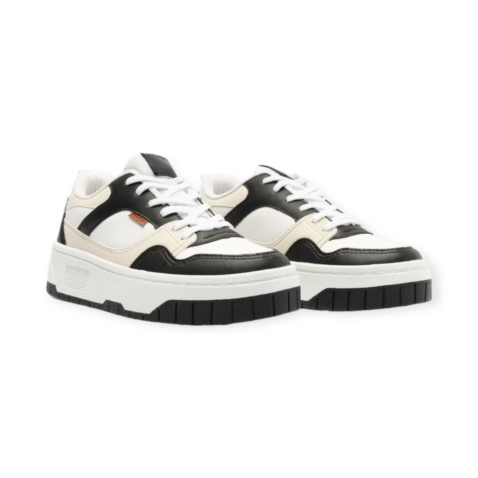 Tenis Feminino Anacapri Emma Multicolor Casual Preto Branco/Preto 2