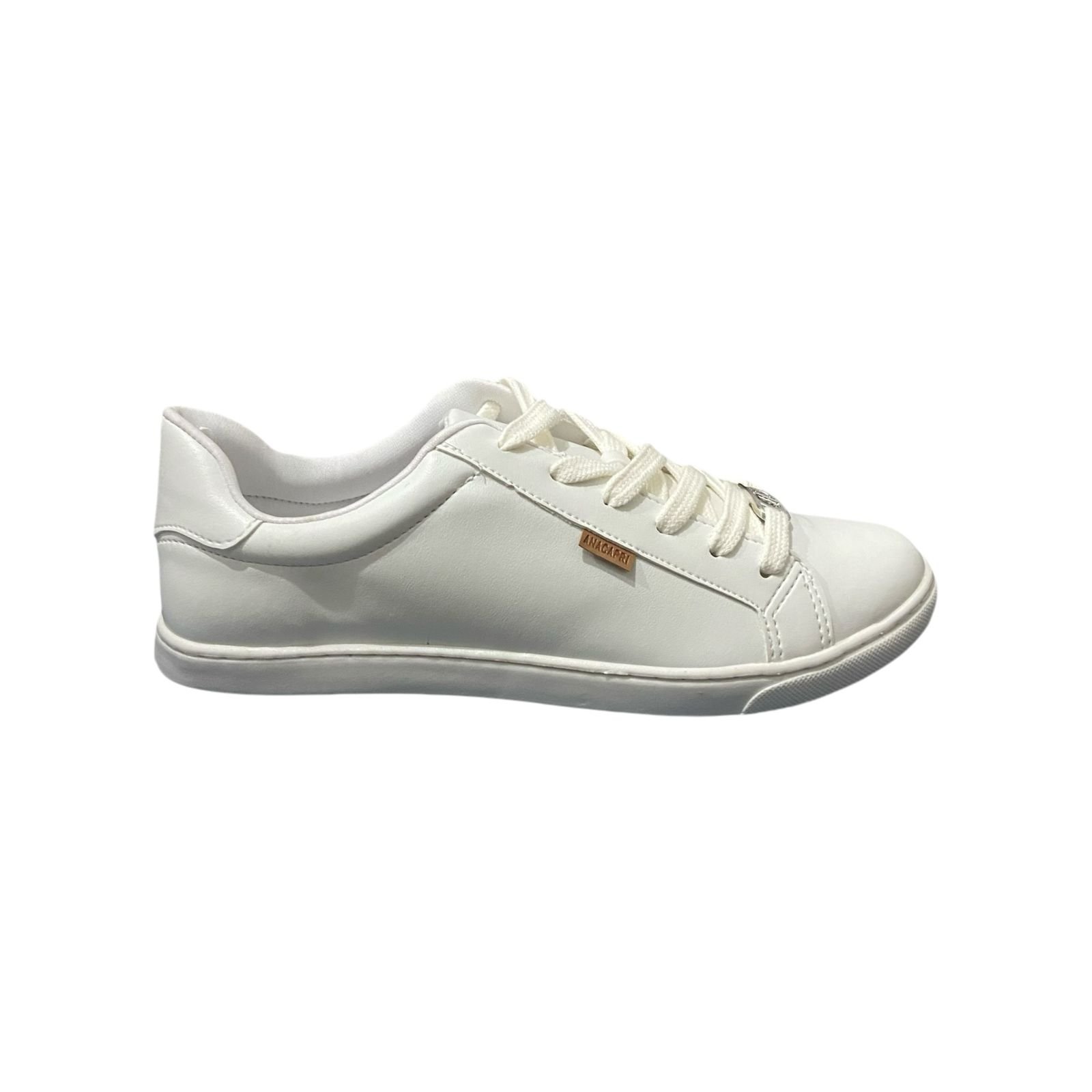 Tenis Feminino Anacapri Casual Cadarço Branco