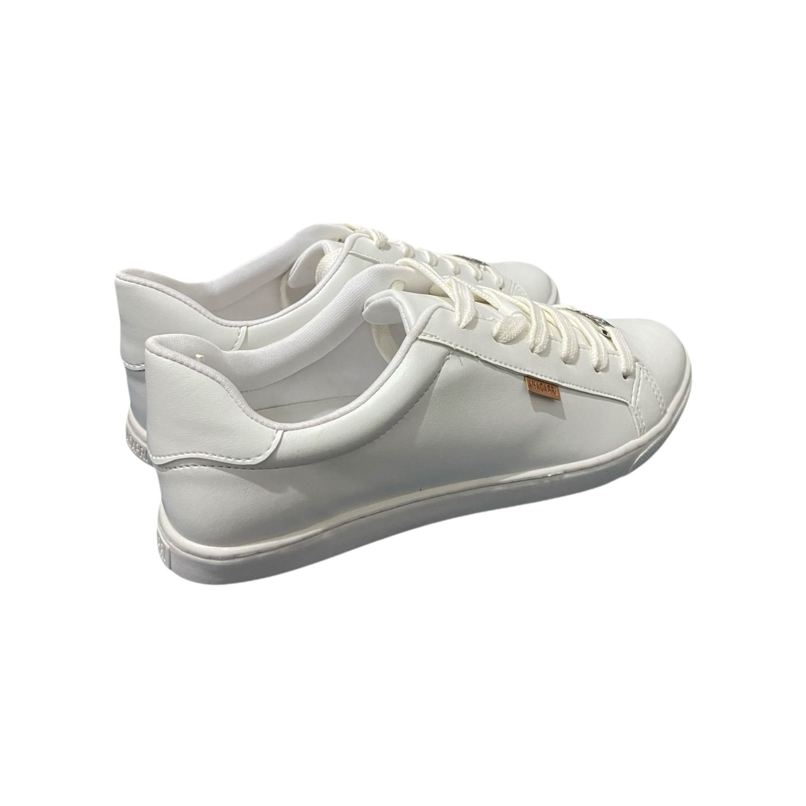 Tenis Feminino Anacapri Casual Cadarço Branco Branco 5