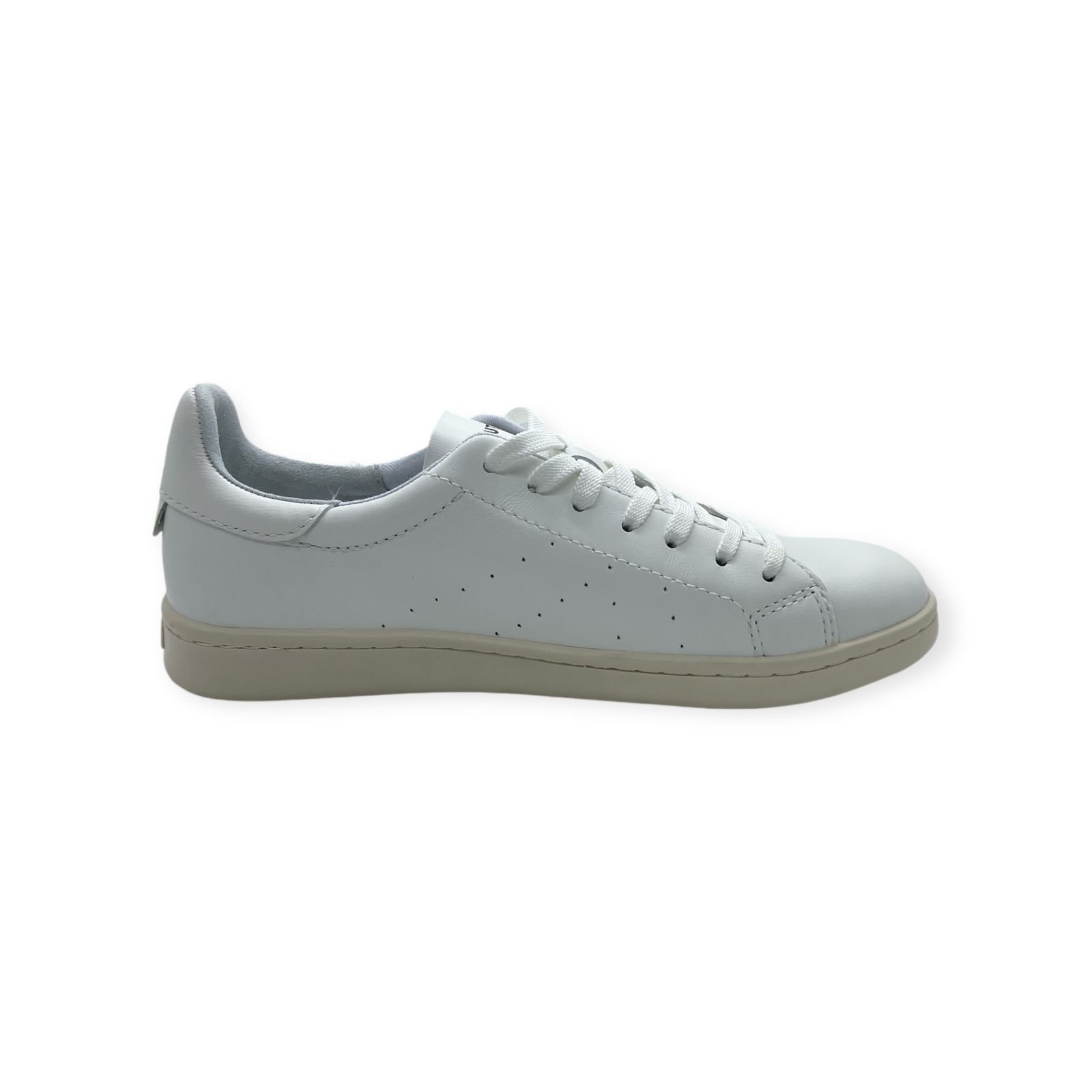 Tenis Feminino Schutz Couro Casual Geográfico Branco