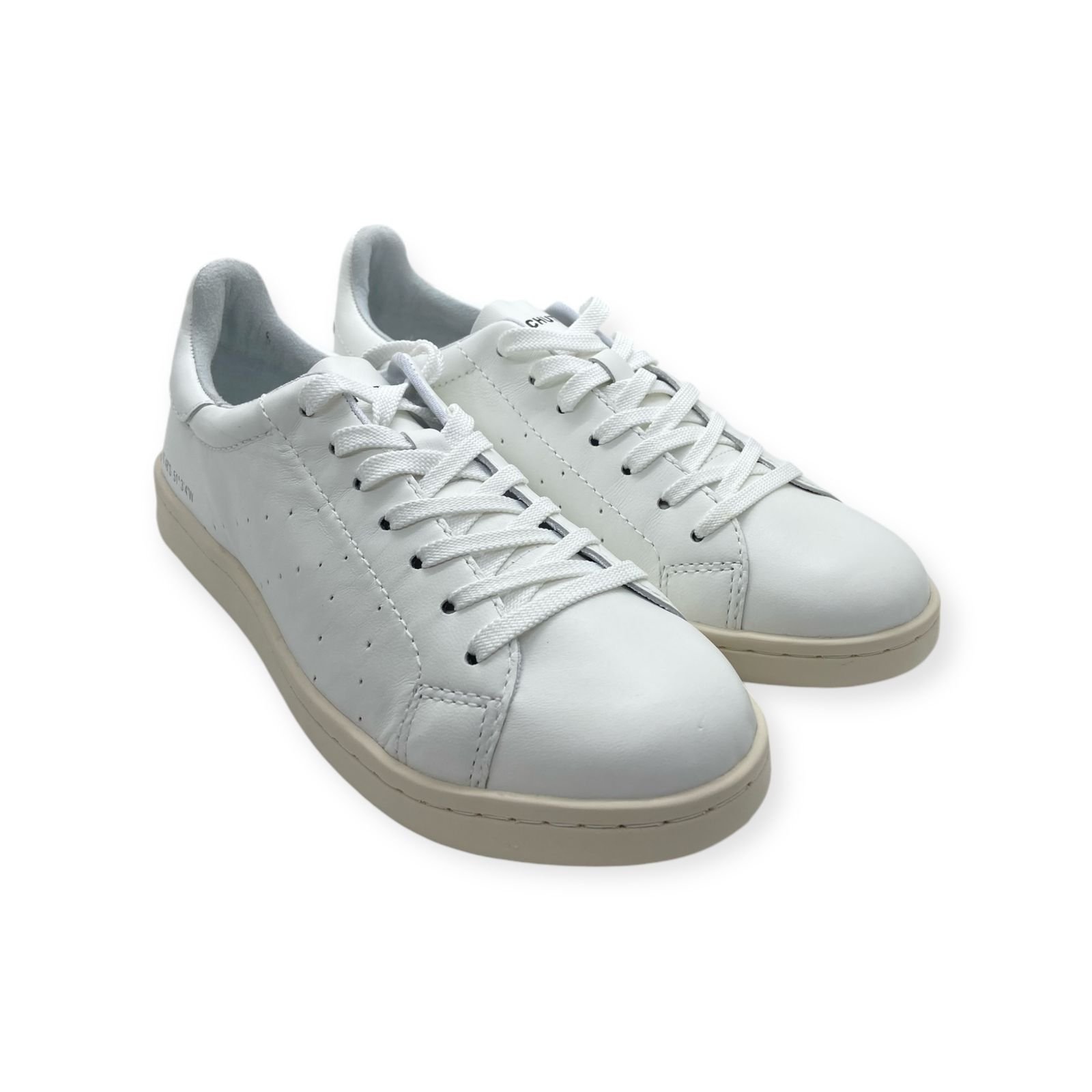 Tenis Feminino Schutz Couro Casual Geográfico Branco Branco 2