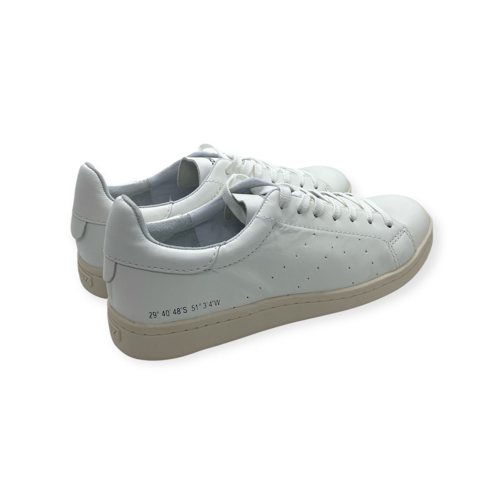 Tenis Feminino Schutz Couro Casual Geográfico Branco Branco 6