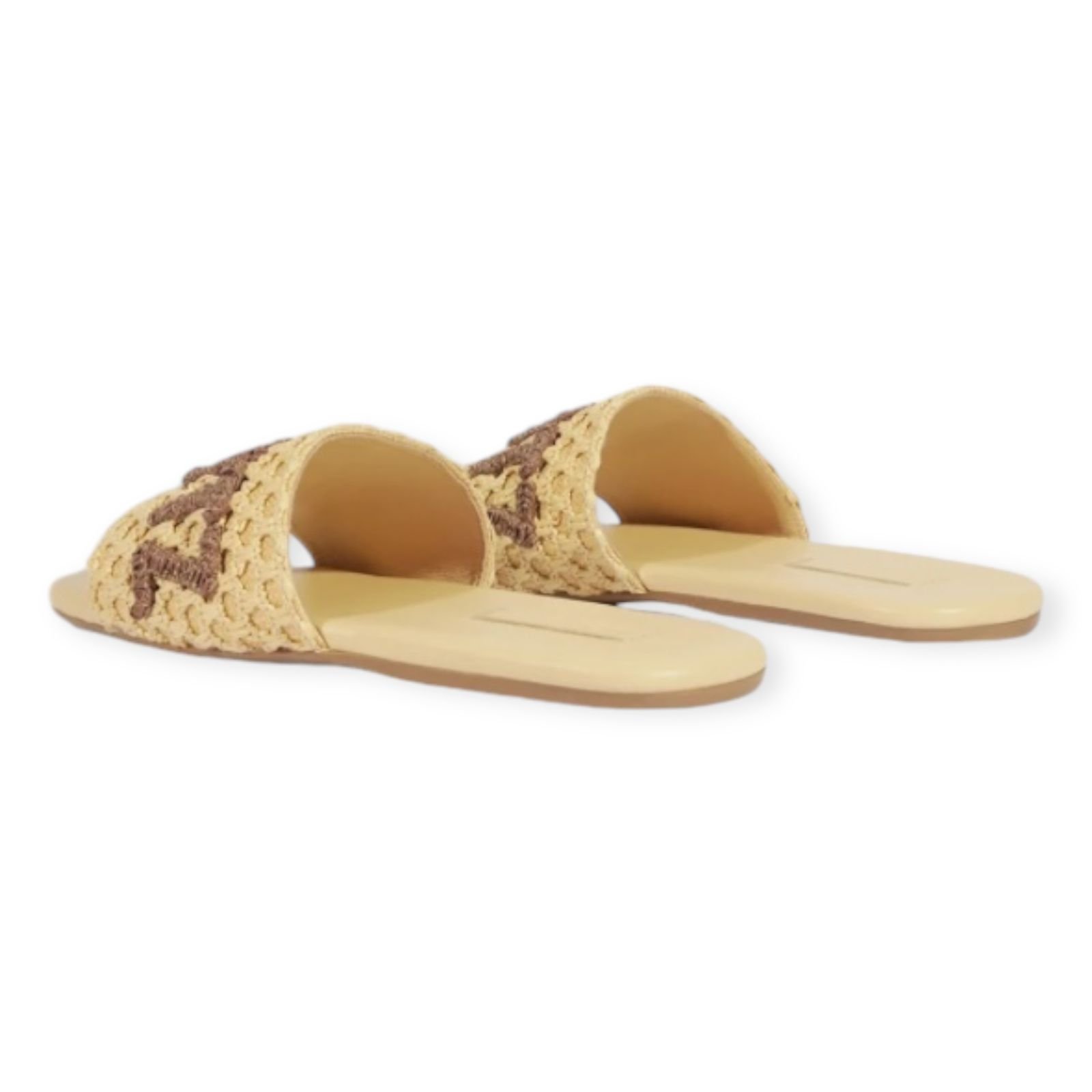 Sandalia Rasteira Schutz Slide Bold Palha Bege Bege 4