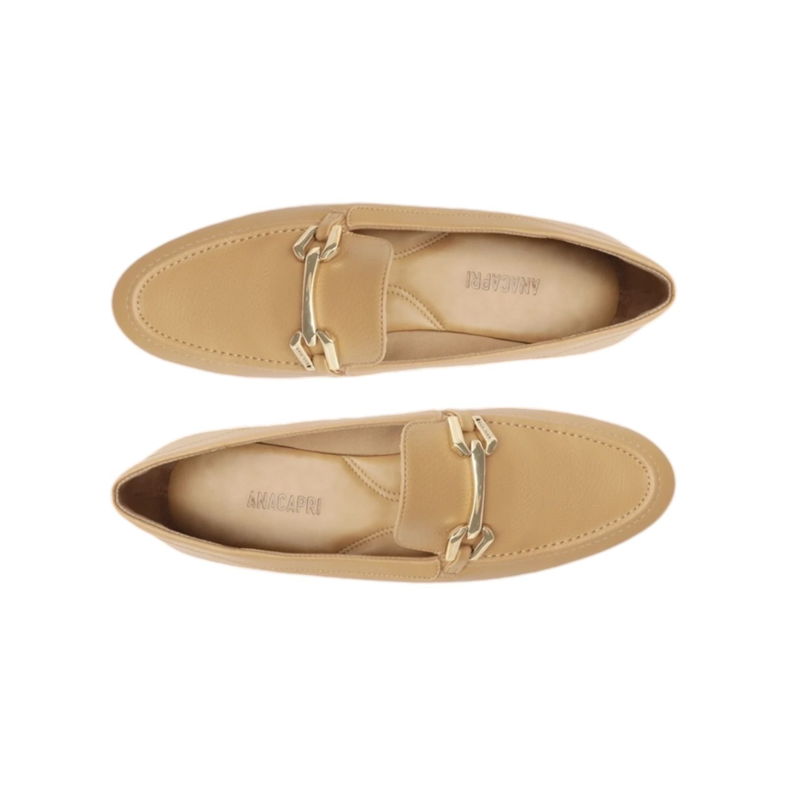 Mocassim Feminino Anacapri Eco Flex Bridão Bege Bege 4