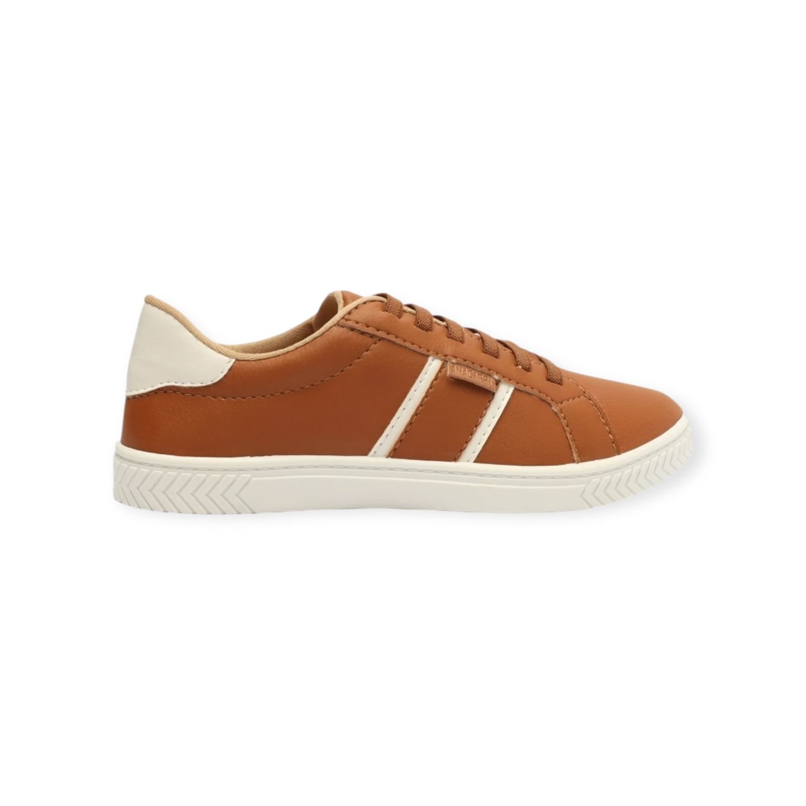 Tenis Feminino Anacapri Casual Cadarço Elastico Marrom