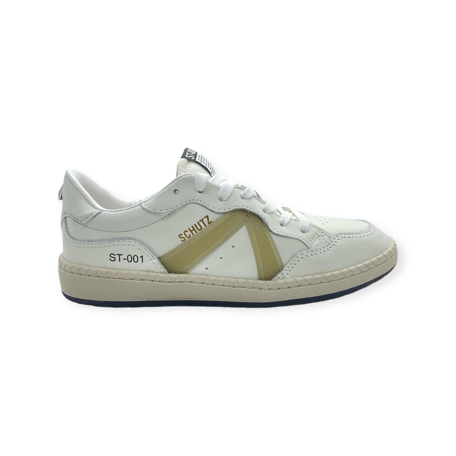 Tenis Feminino Schutz ST 001 Casual Couro Branco