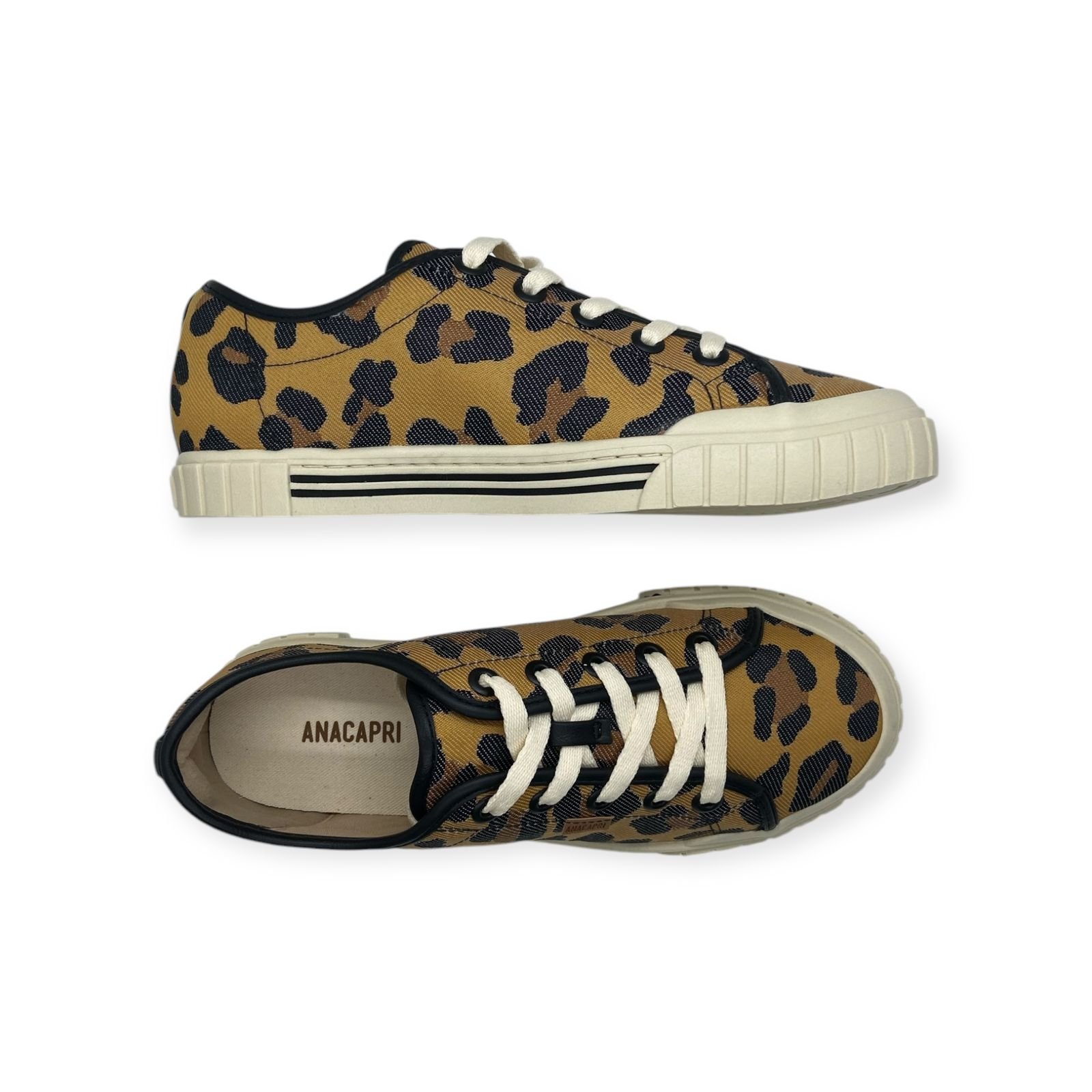 Tenis Feminino Anacapri Firenze Animal Print Onça Caramelo Animal Print 3