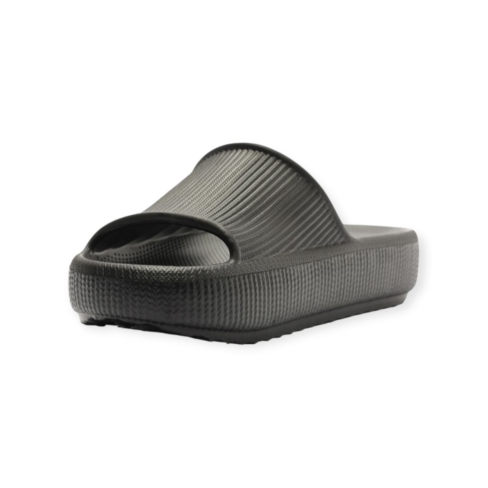 Chinelo Feminino Anacapri Eva Slide Nuvem Texturizado Preto Preto 3