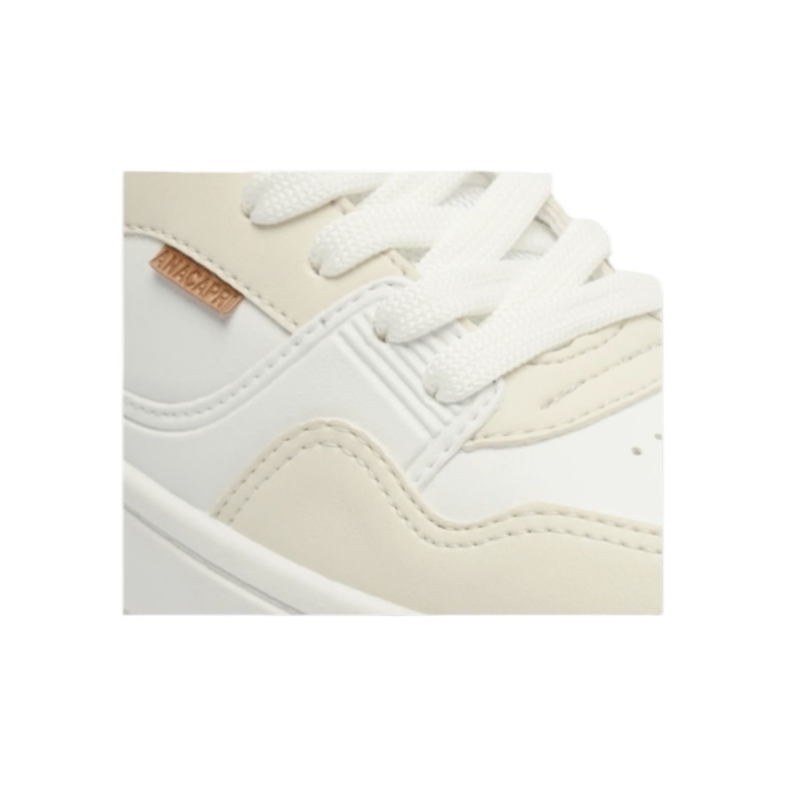 Tenis Feminino Anacapri Emma Multicolor Casual Branco Branco 4