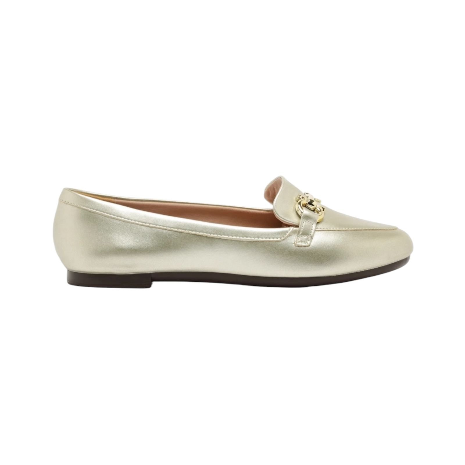 Mocassim Feminino Anacapri Bridão Classy Dourado