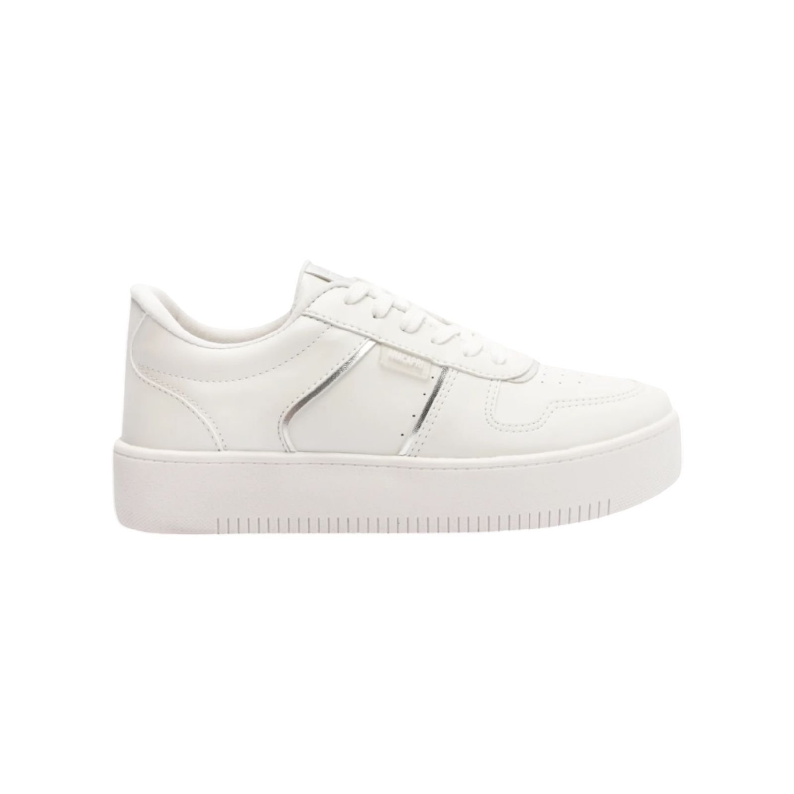 Tenis Feminino Anacapri Casual Lista Lateral Branco