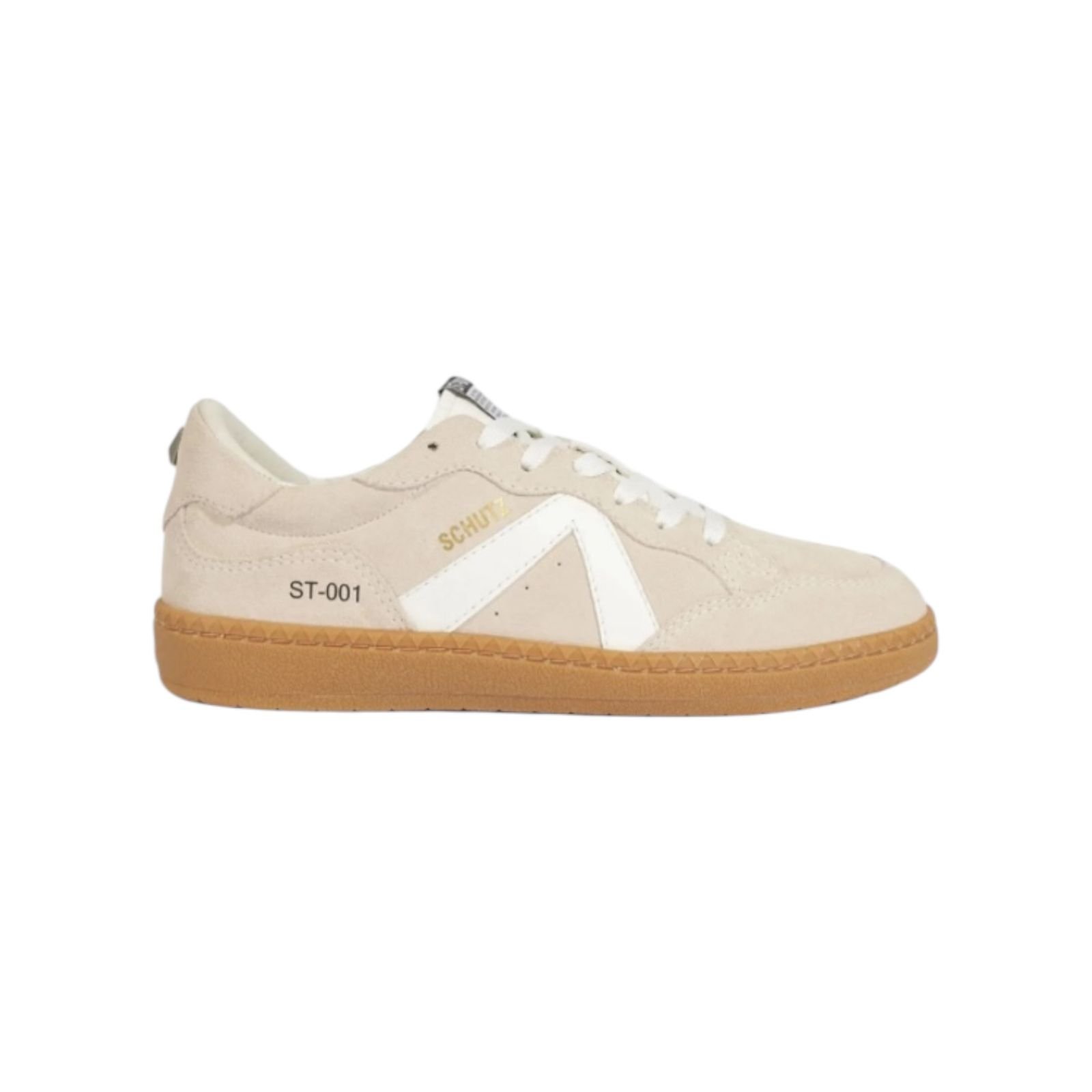 Tenis Feminino Schutz ST 001 Casual Camurça Bege