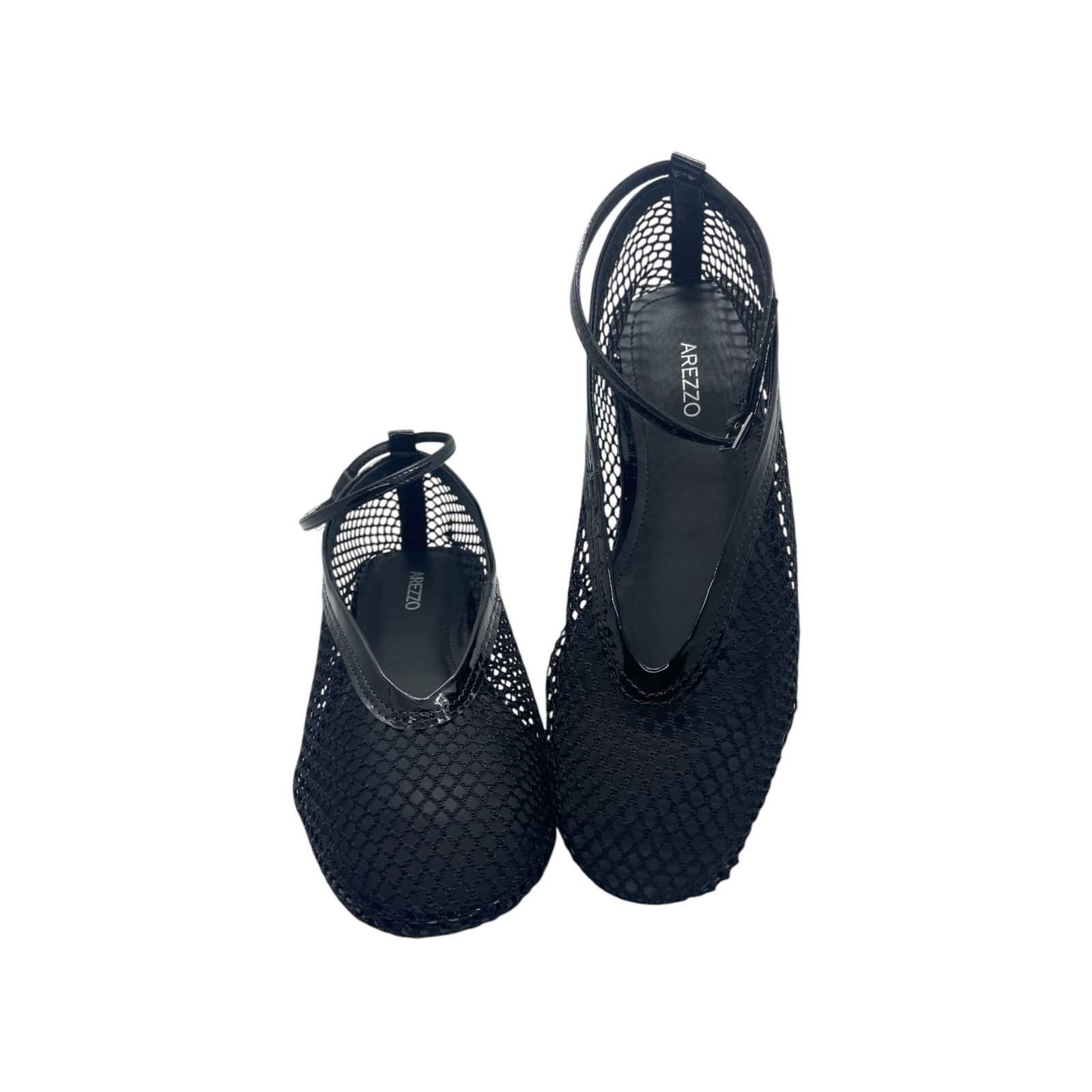 Sapatilha Feminina Arezzo Boneca Tela Preto Preto 3