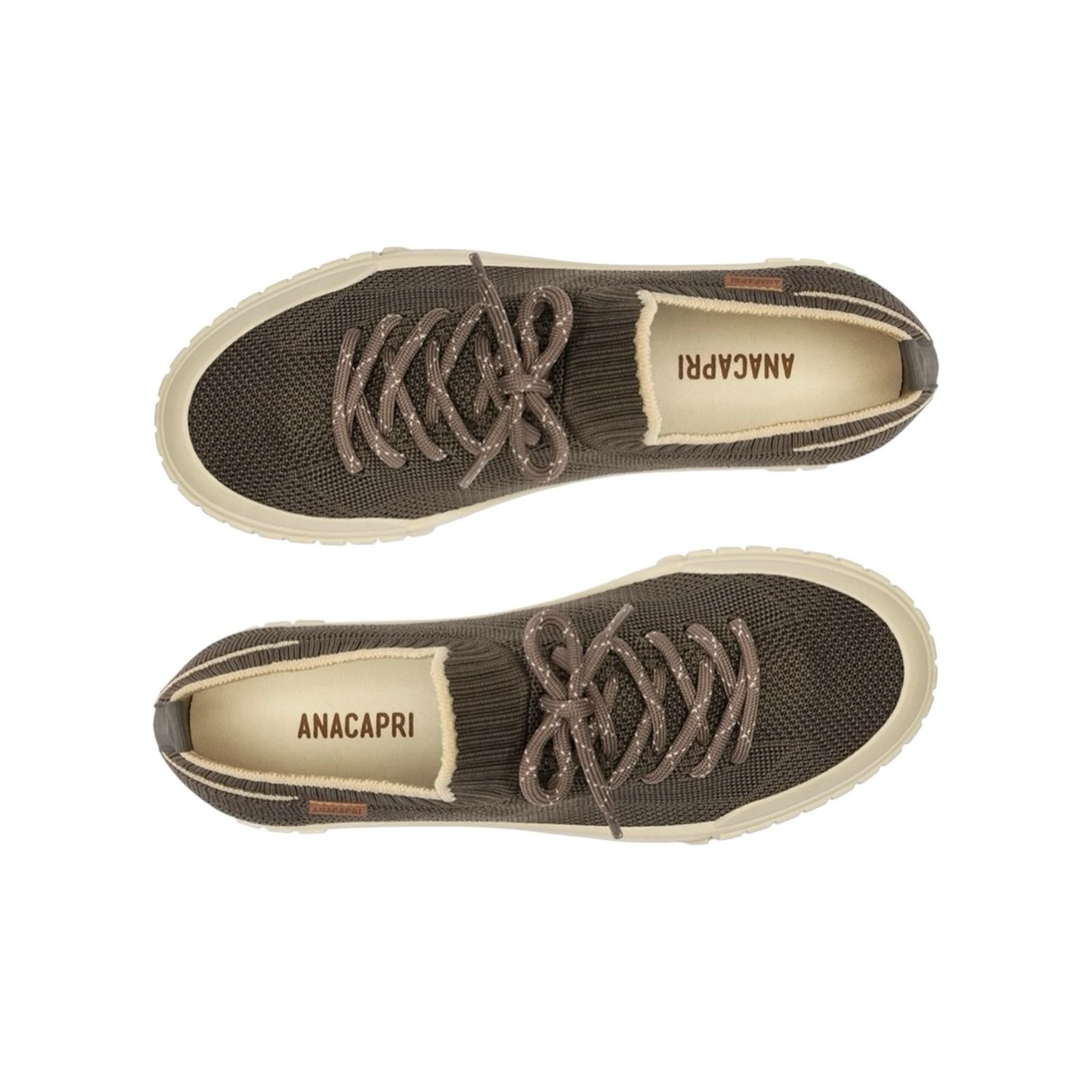 Tenis Feminino Anacapri Knit Alê Cinza Cinza 4