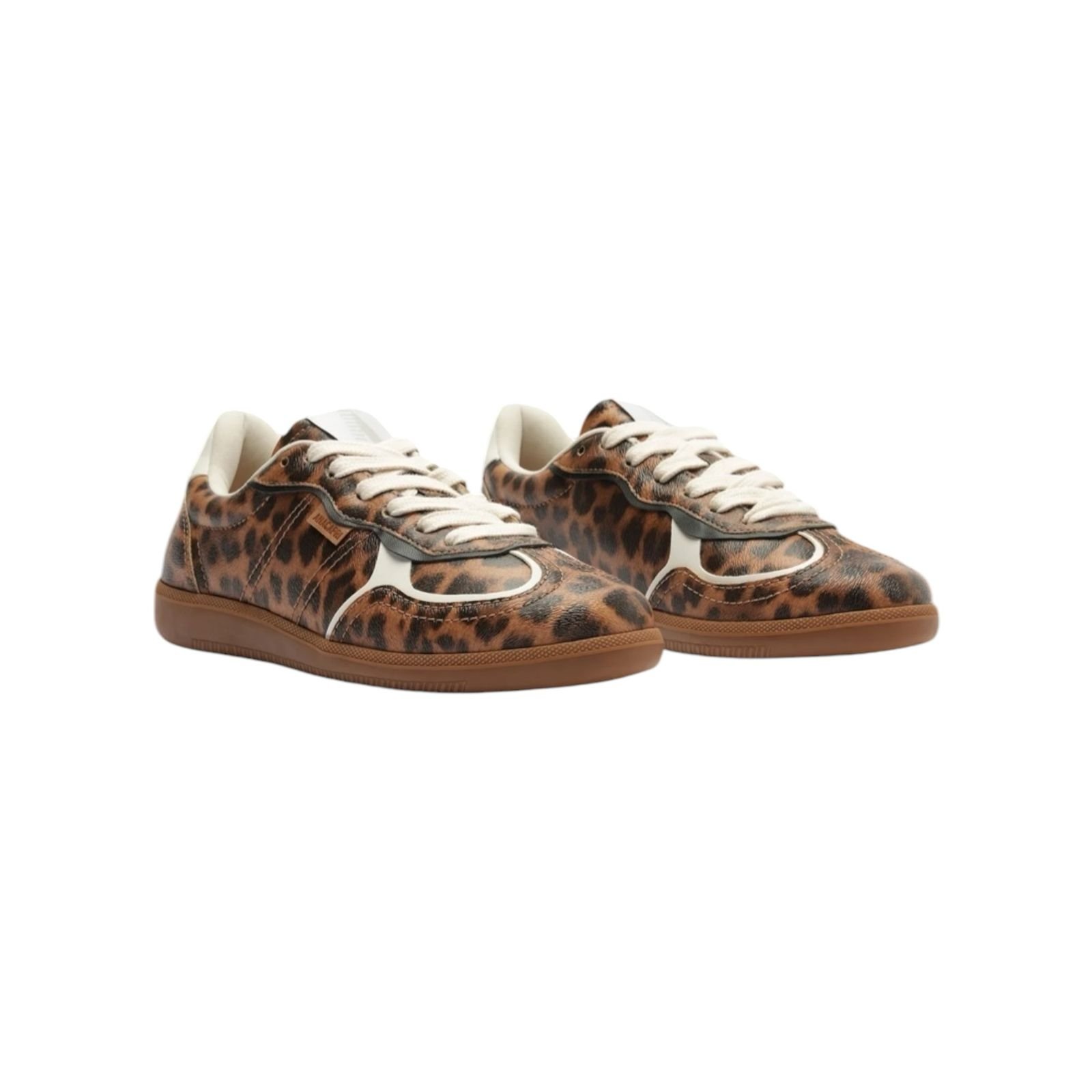 Tenis Feminino Anacapri Casual A'25 Animal Print Recortes Marrom Animal Print 2