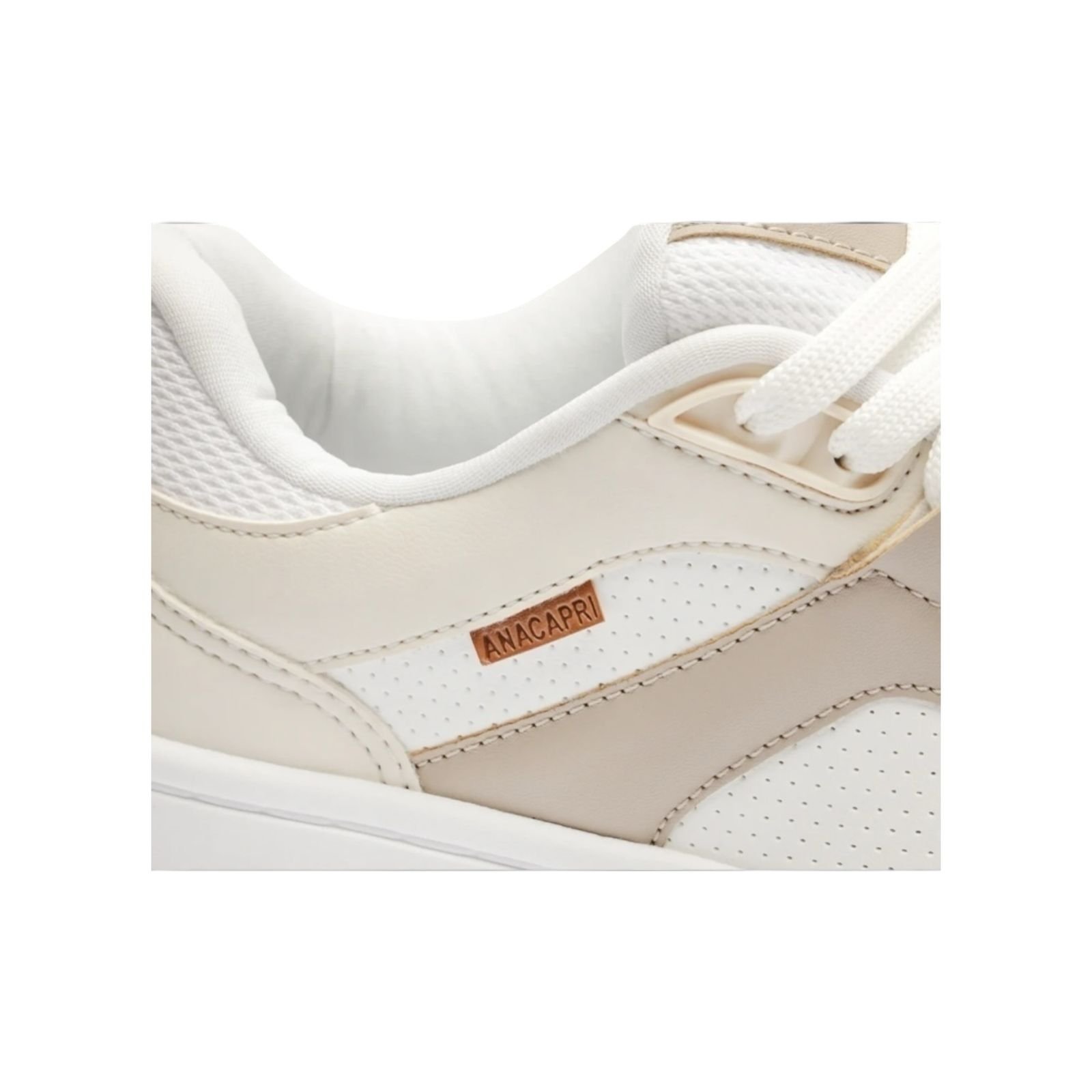 Tenis Feminino Anacapri Casual Ivy Maxi Sola Alta Branco Branco 3