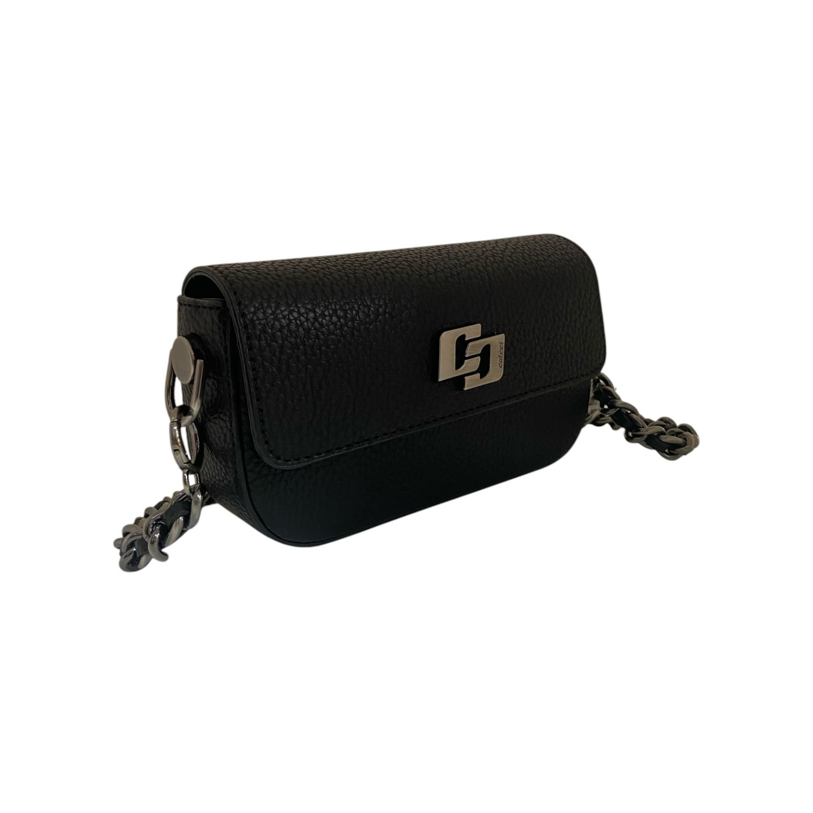 Bolsa Feminina Colcci Iconic Crossbody Tiracolo Pequena Preto Preto 2