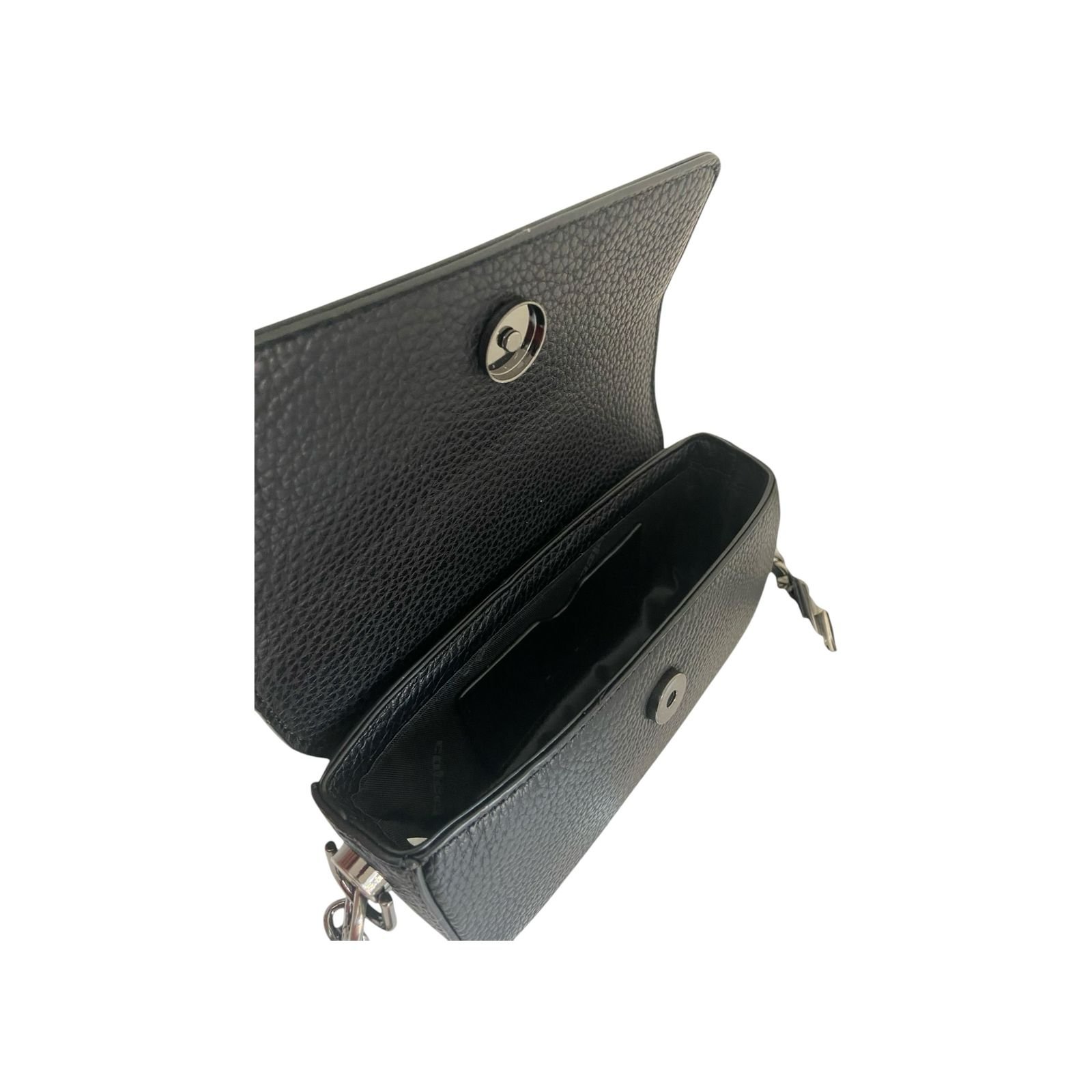 Bolsa Feminina Colcci Iconic Crossbody Tiracolo Pequena Preto Preto 4