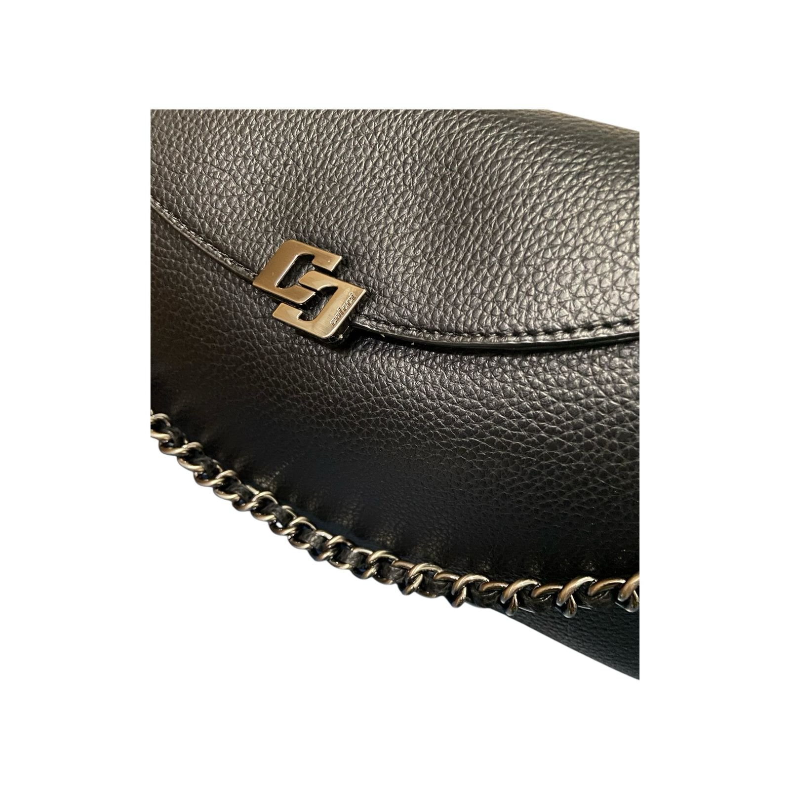 Bolsa Feminina Colcci Iconic Long Alça Dupla Media Preto Preto 4